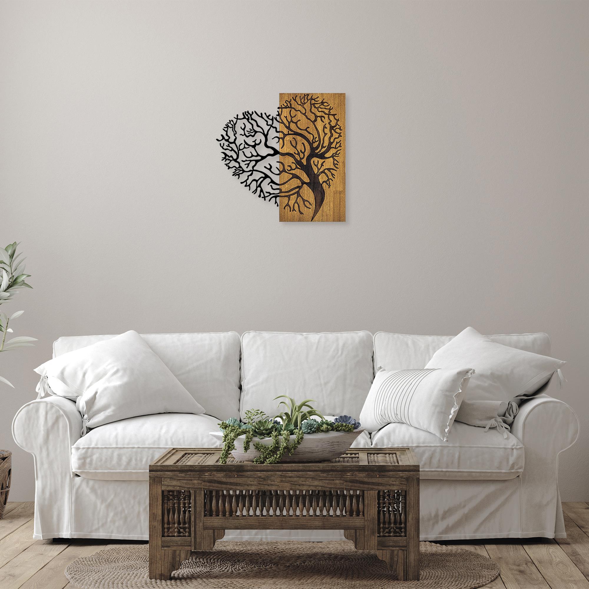 MA-289 Ahşap Metal Duvar Tablosu | ByLamp