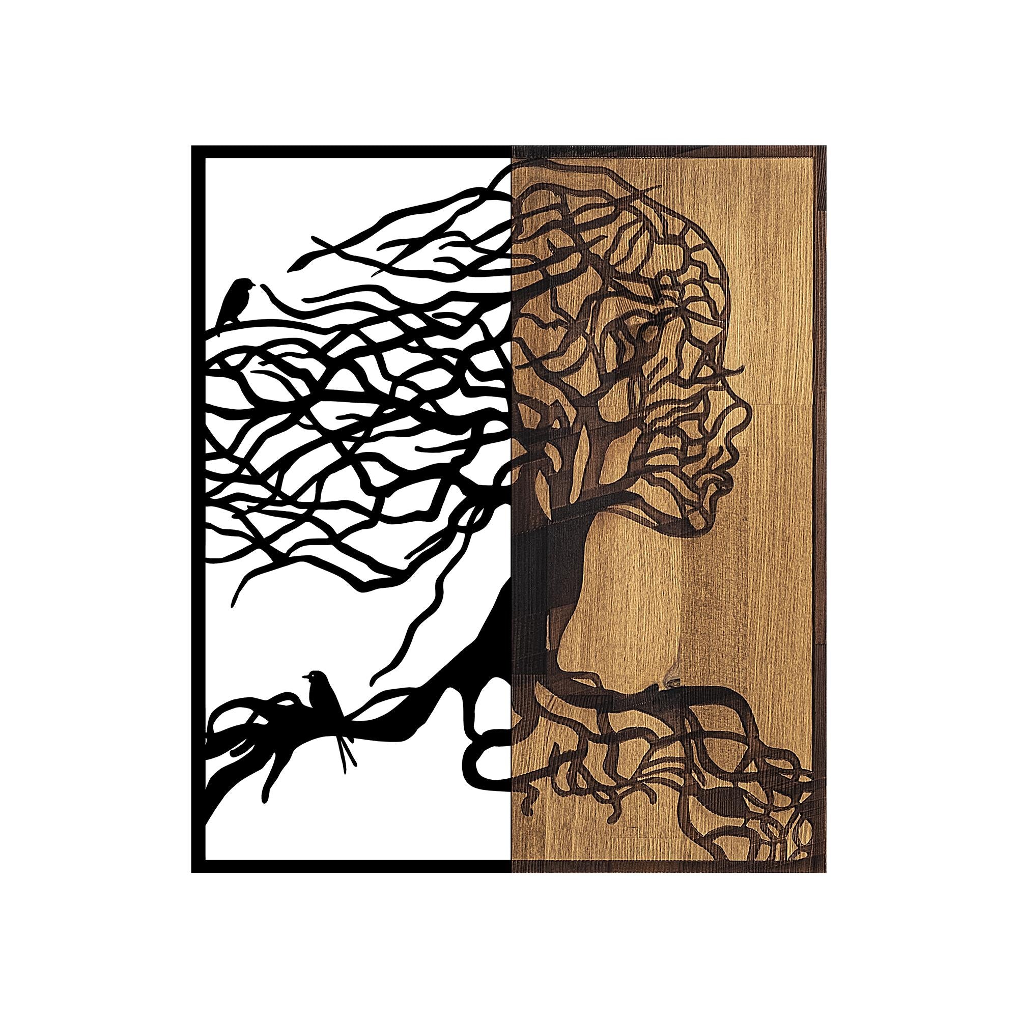 MA-290 Ahşap Metal Duvar Tablosu | ByLamp