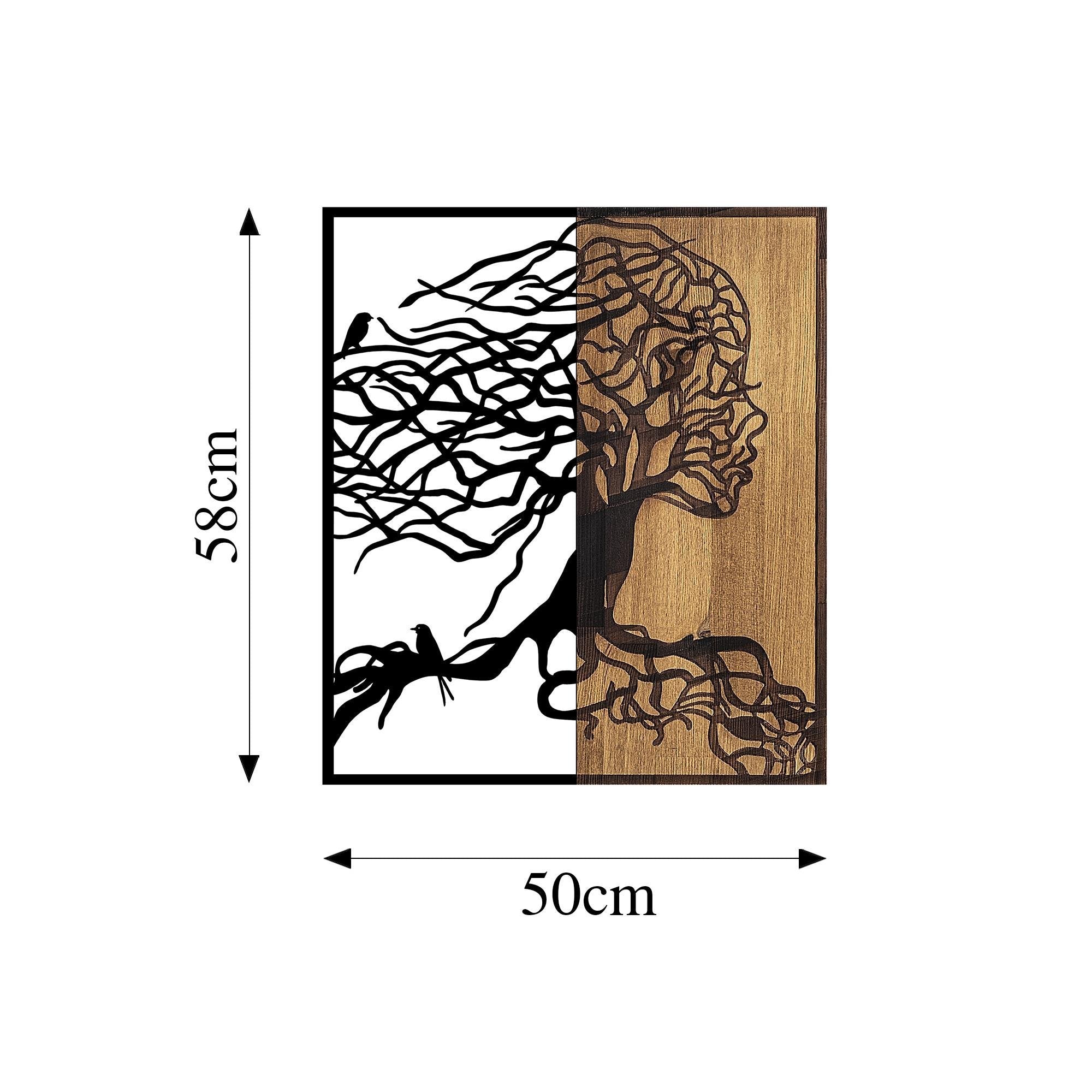 MA-290 Ahşap Metal Duvar Tablosu | ByLamp