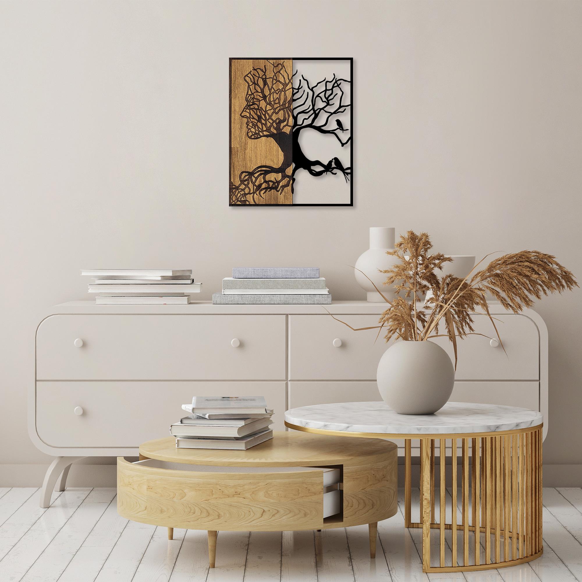 MA-291 Ahşap Metal Duvar Tablosu | ByLamp