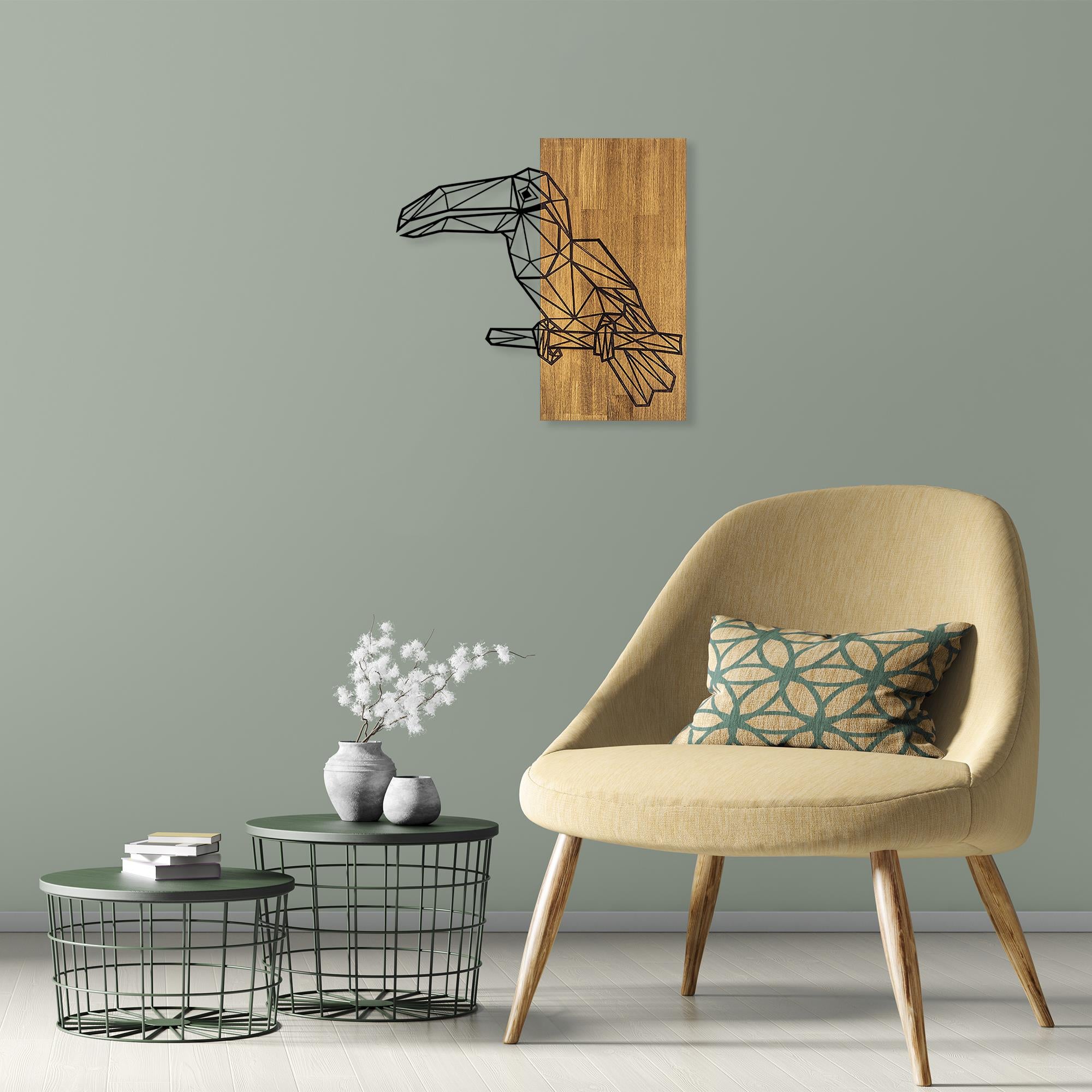 MA-293 Ahşap Metal Duvar Tablosu | ByLamp