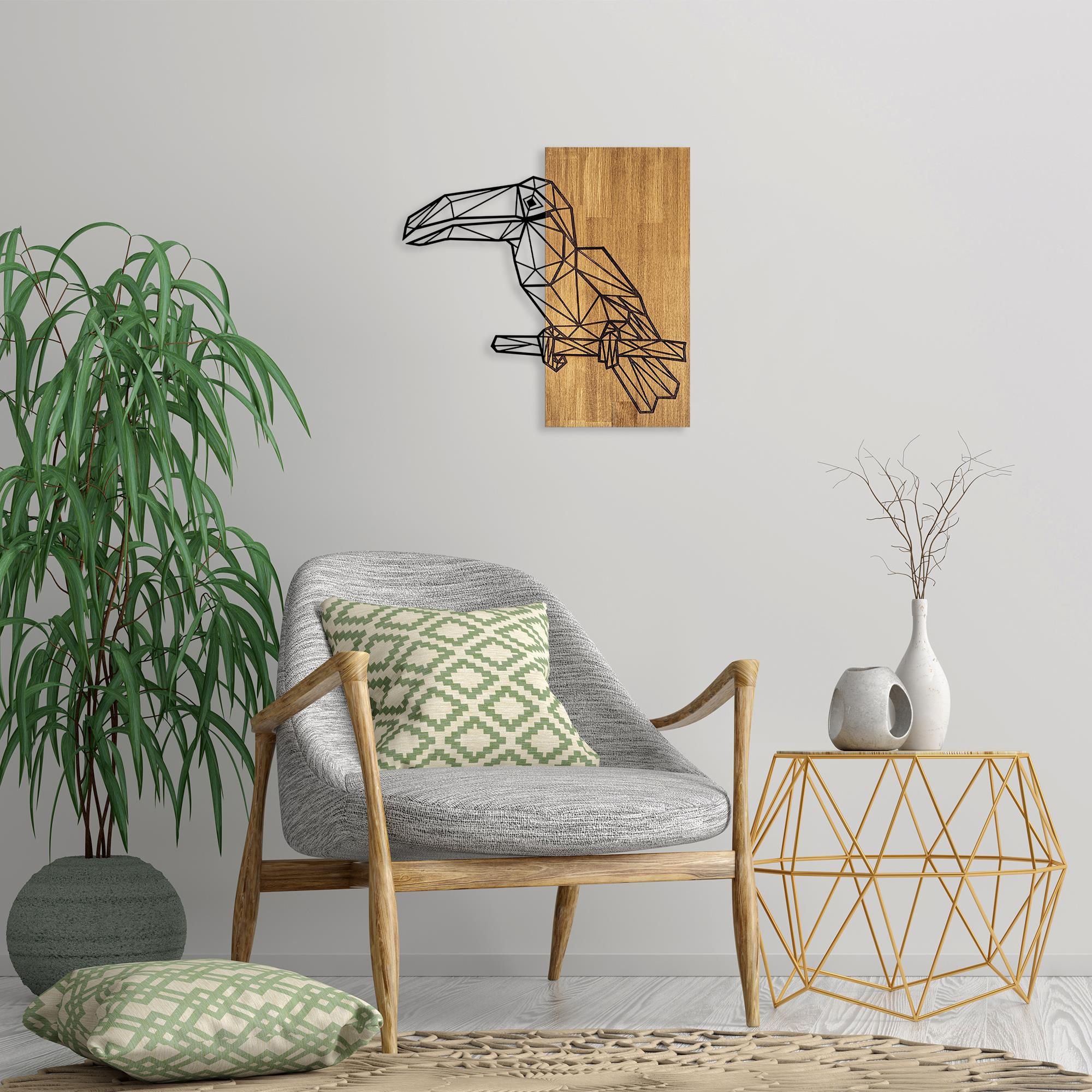 MA-293 Ahşap Metal Duvar Tablosu | ByLamp