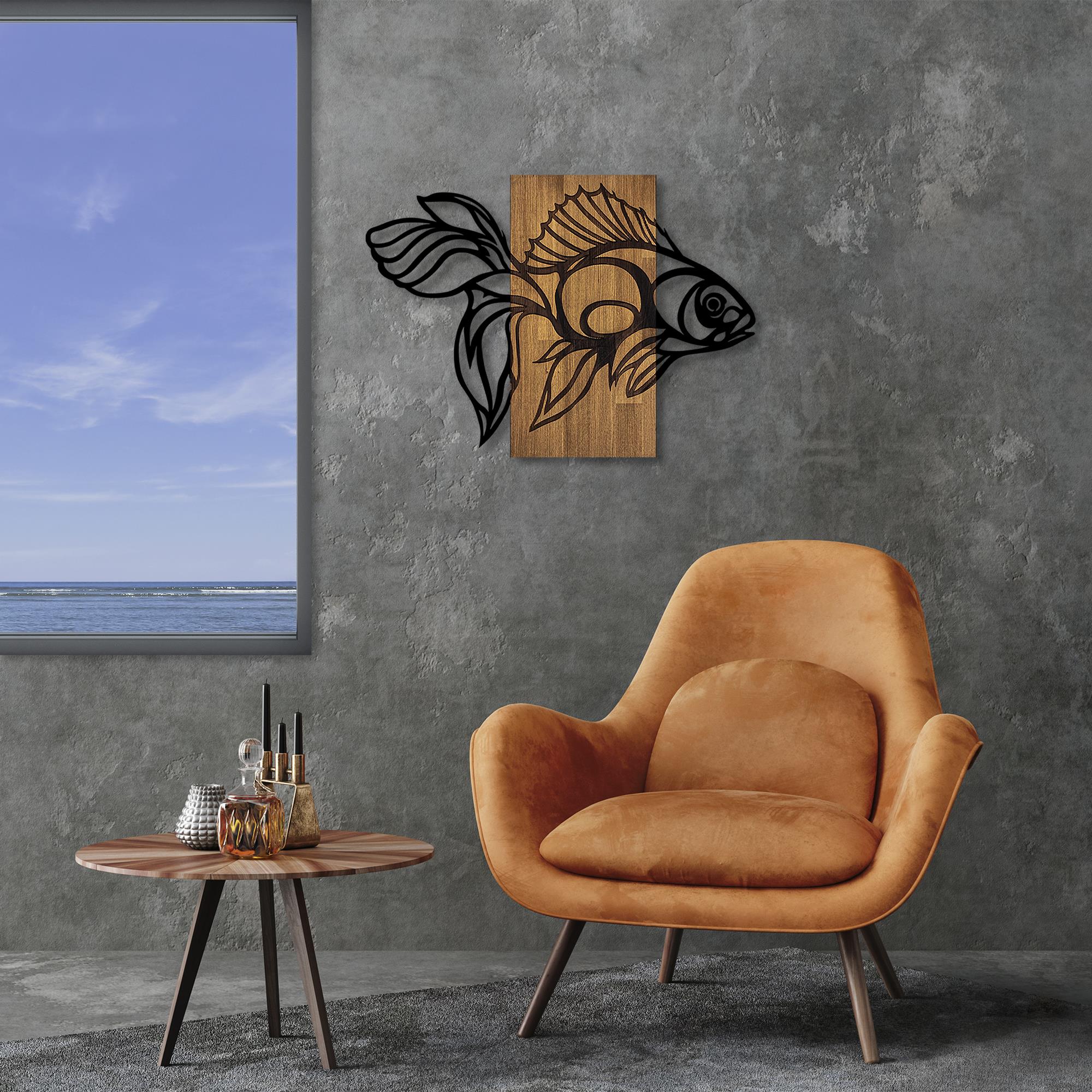 MA-306 Ahşap Metal Duvar Tablosu | ByLamp