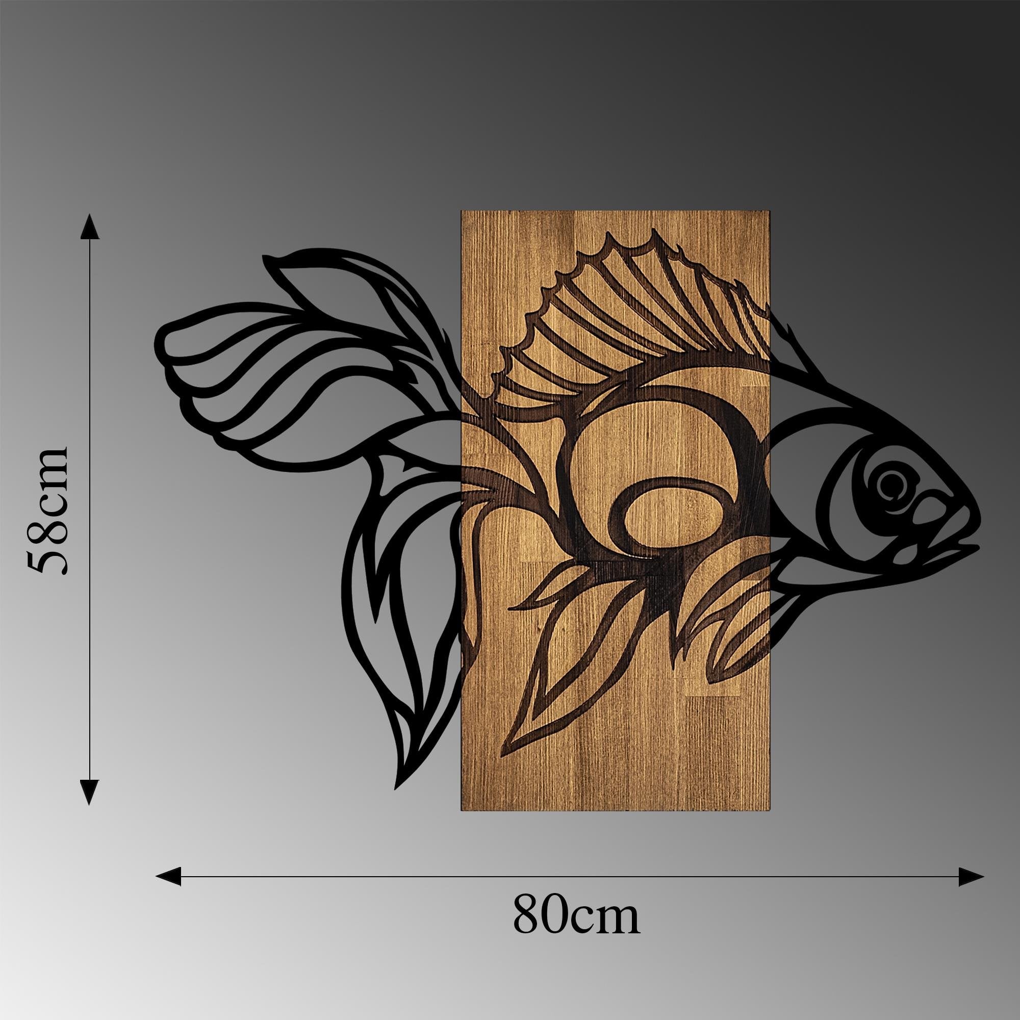 MA-306 Ahşap Metal Duvar Tablosu | ByLamp