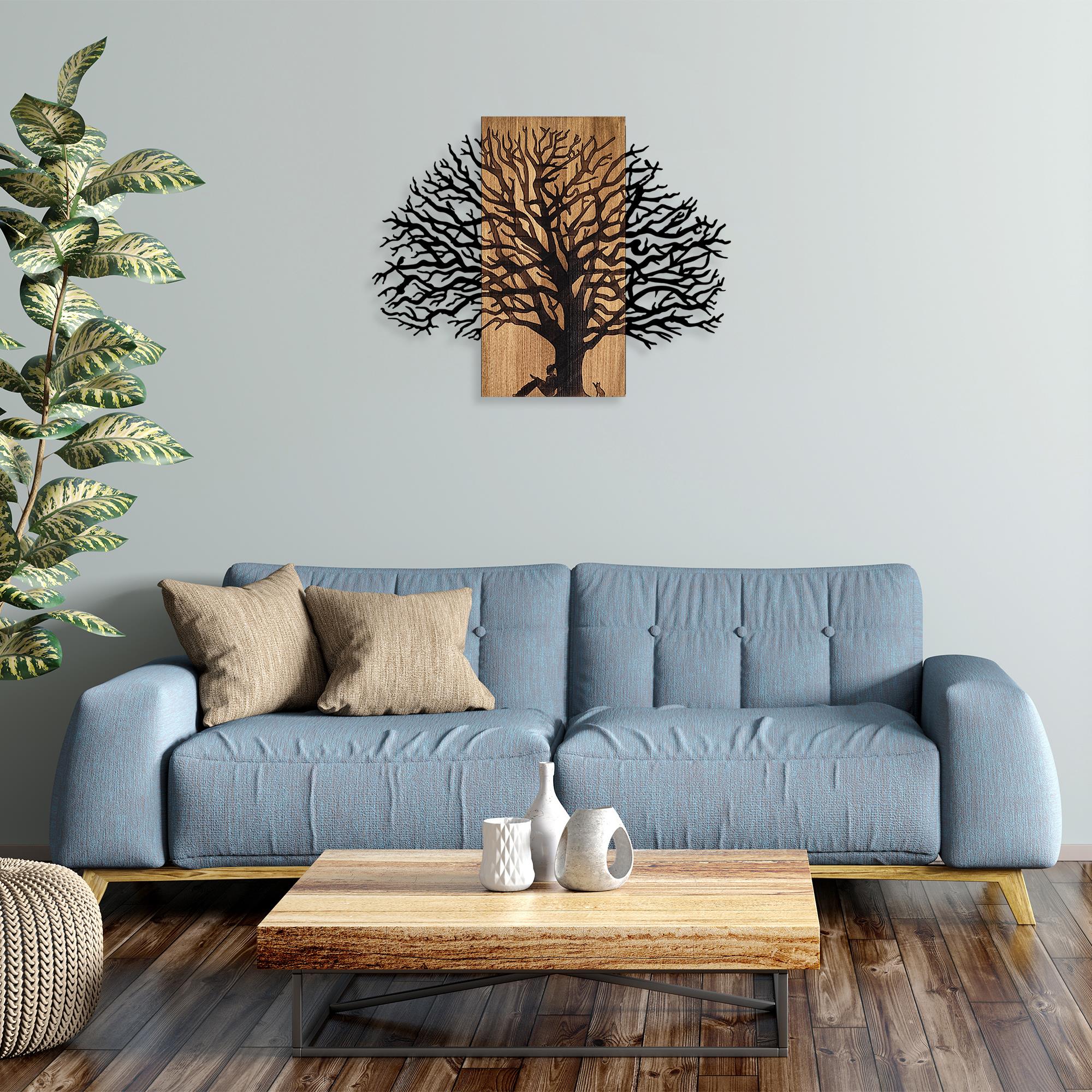 MA-307 Ahşap Metal Duvar Tablosu | ByLamp