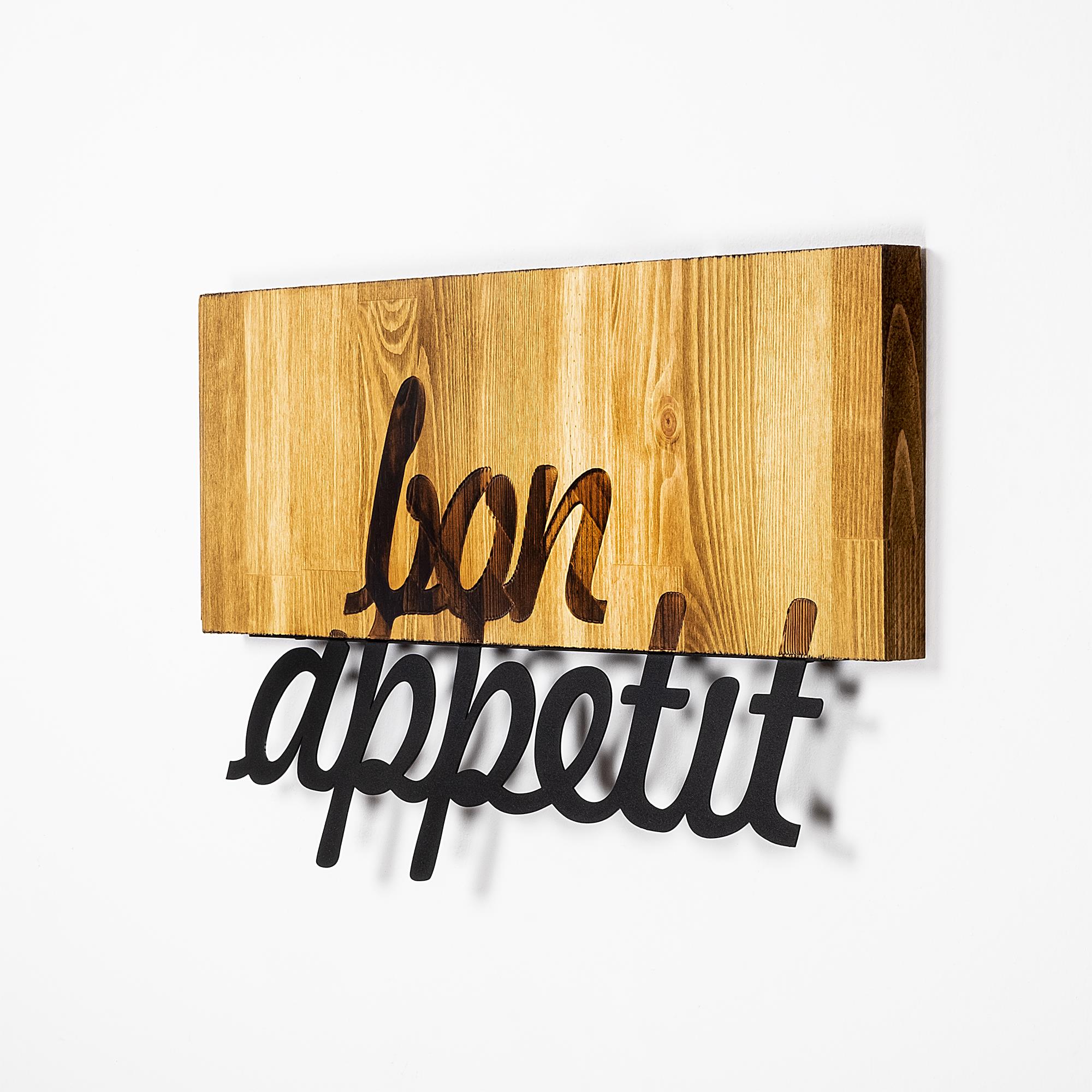 MA-309 Ahşap Metal Duvar Tablosu | ByLamp