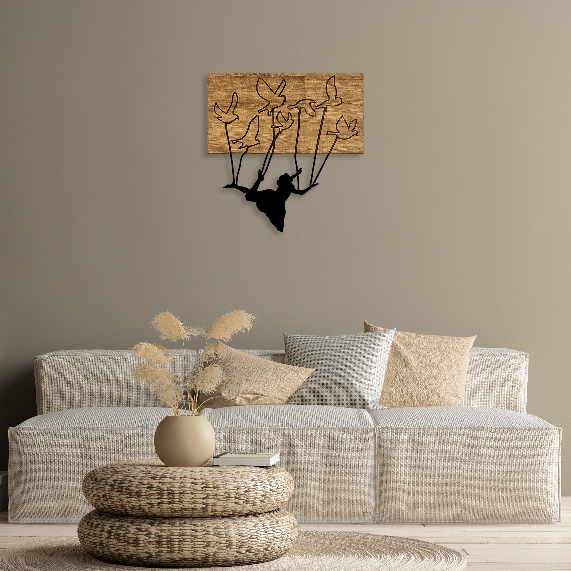 MA-310 Ahşap Metal Duvar Tablosu | ByLamp