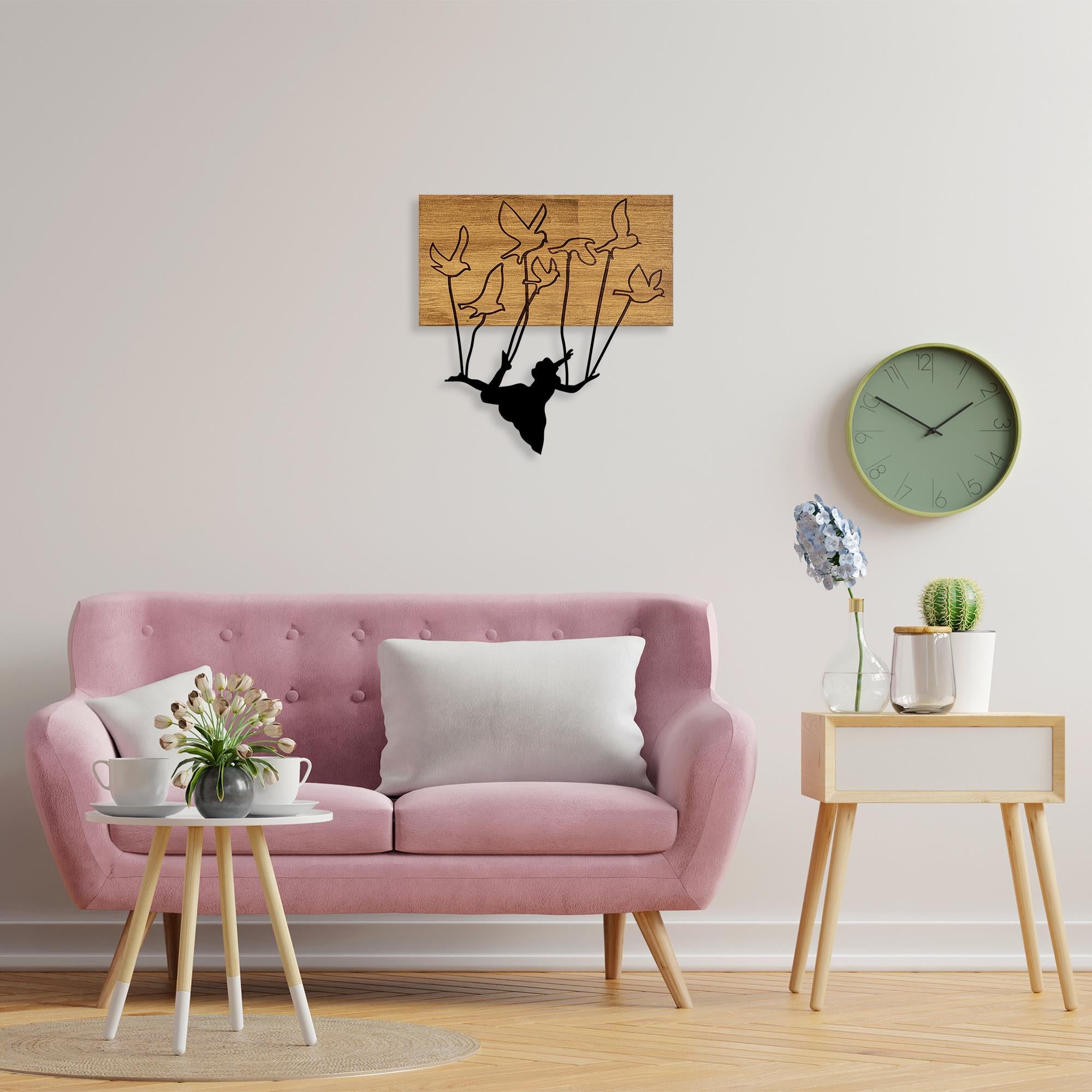 MA-310 Ahşap Metal Duvar Tablosu | ByLamp