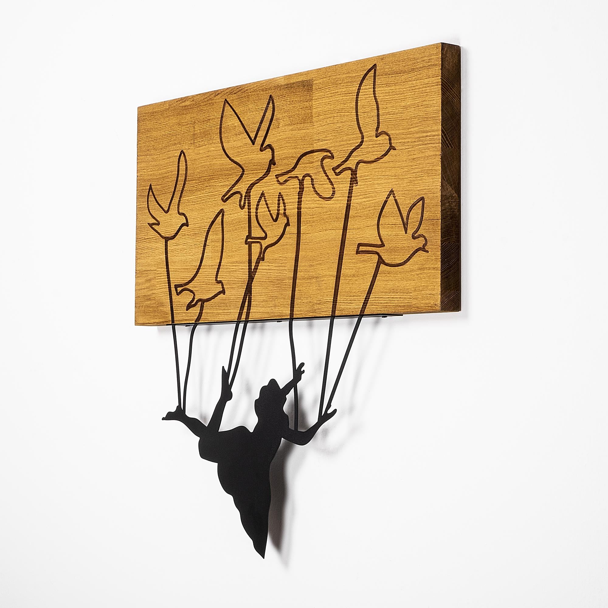 MA-310 Ahşap Metal Duvar Tablosu | ByLamp