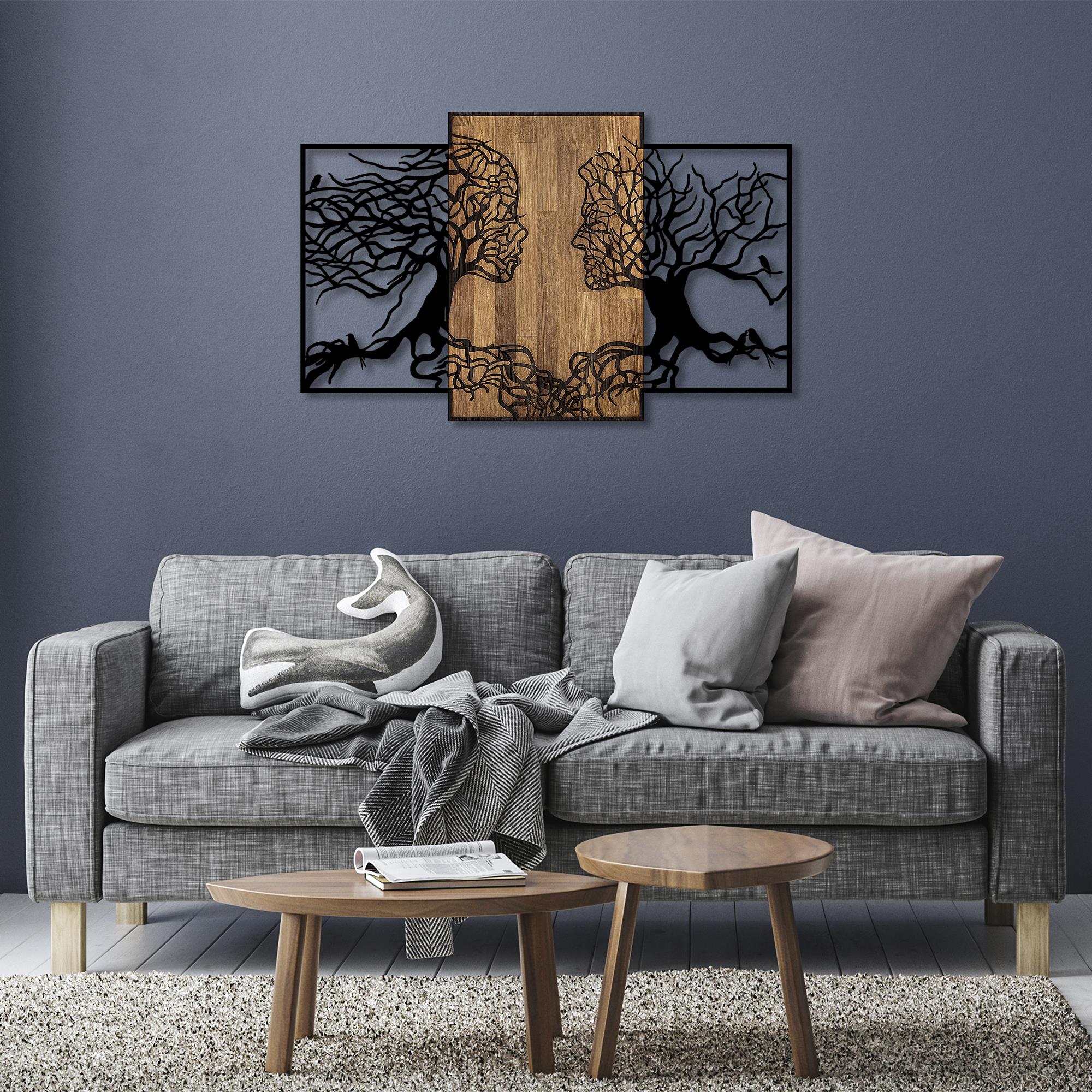 MA-312 Ahşap Metal Duvar Tablosu | ByLamp