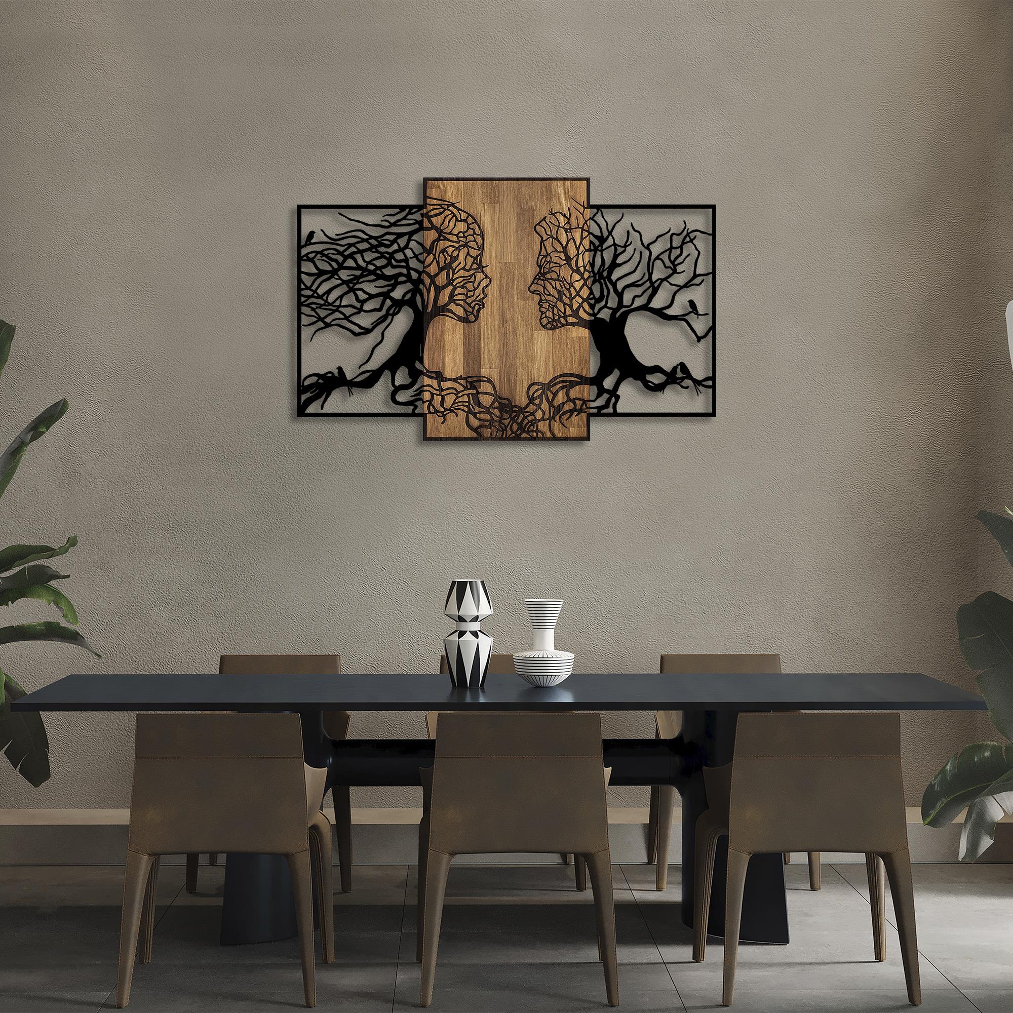 MA-312 Ahşap Metal Duvar Tablosu | ByLamp