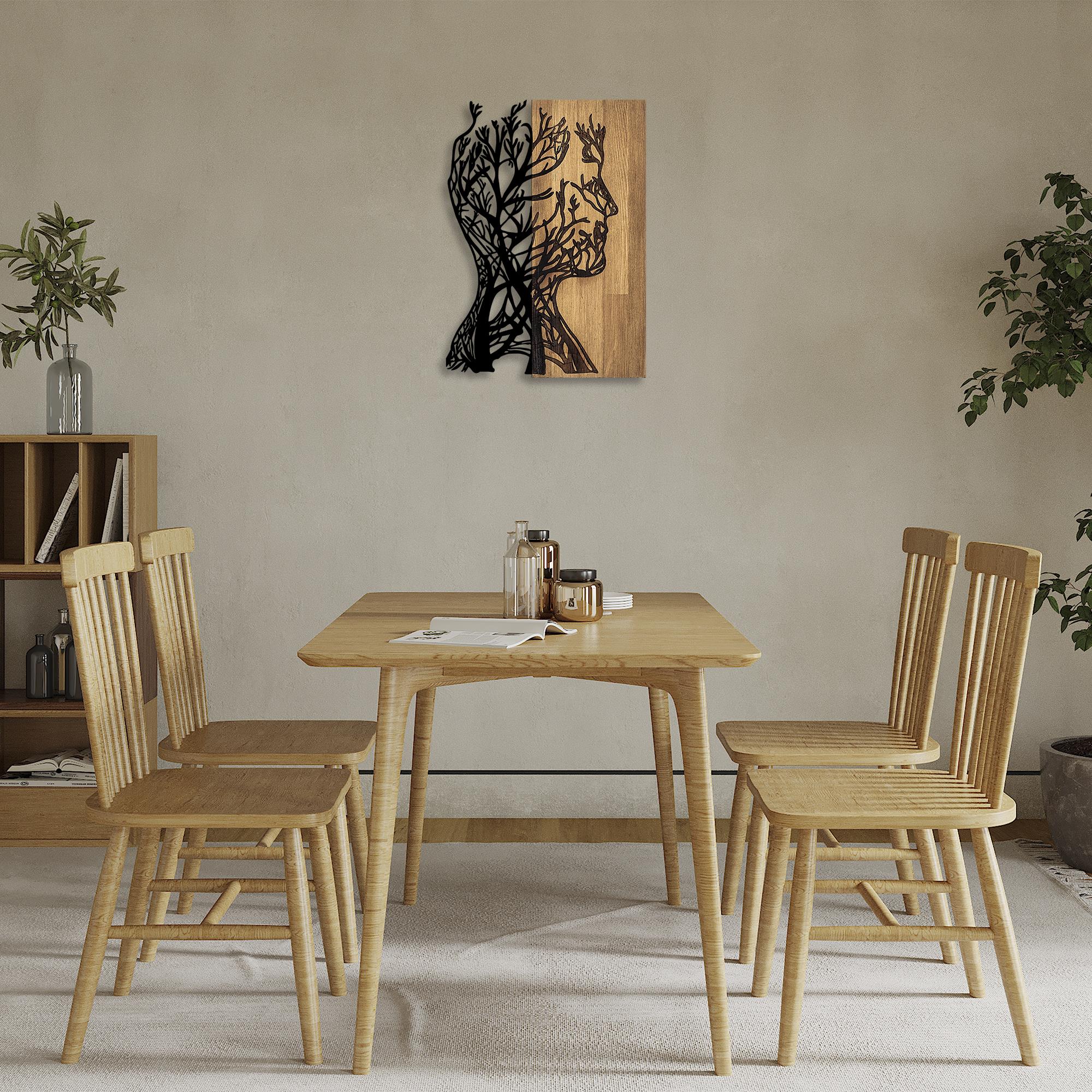 MA-319 Ahşap Metal Duvar Tablosu | ByLamp