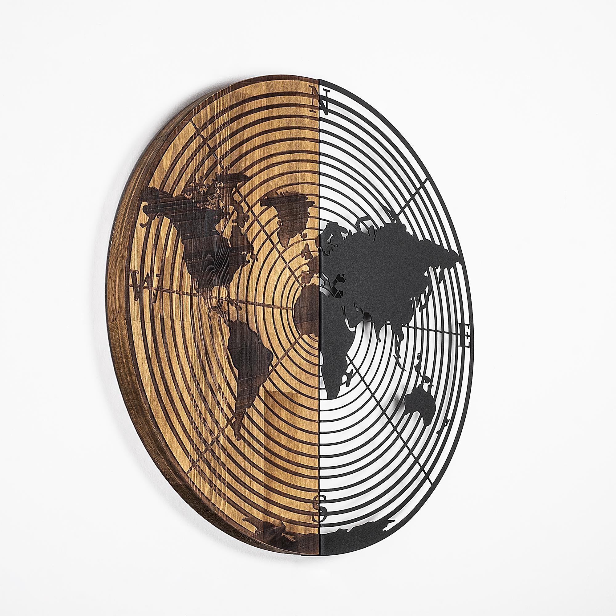 MA-321 Ahşap Metal Duvar Tablosu | ByLamp