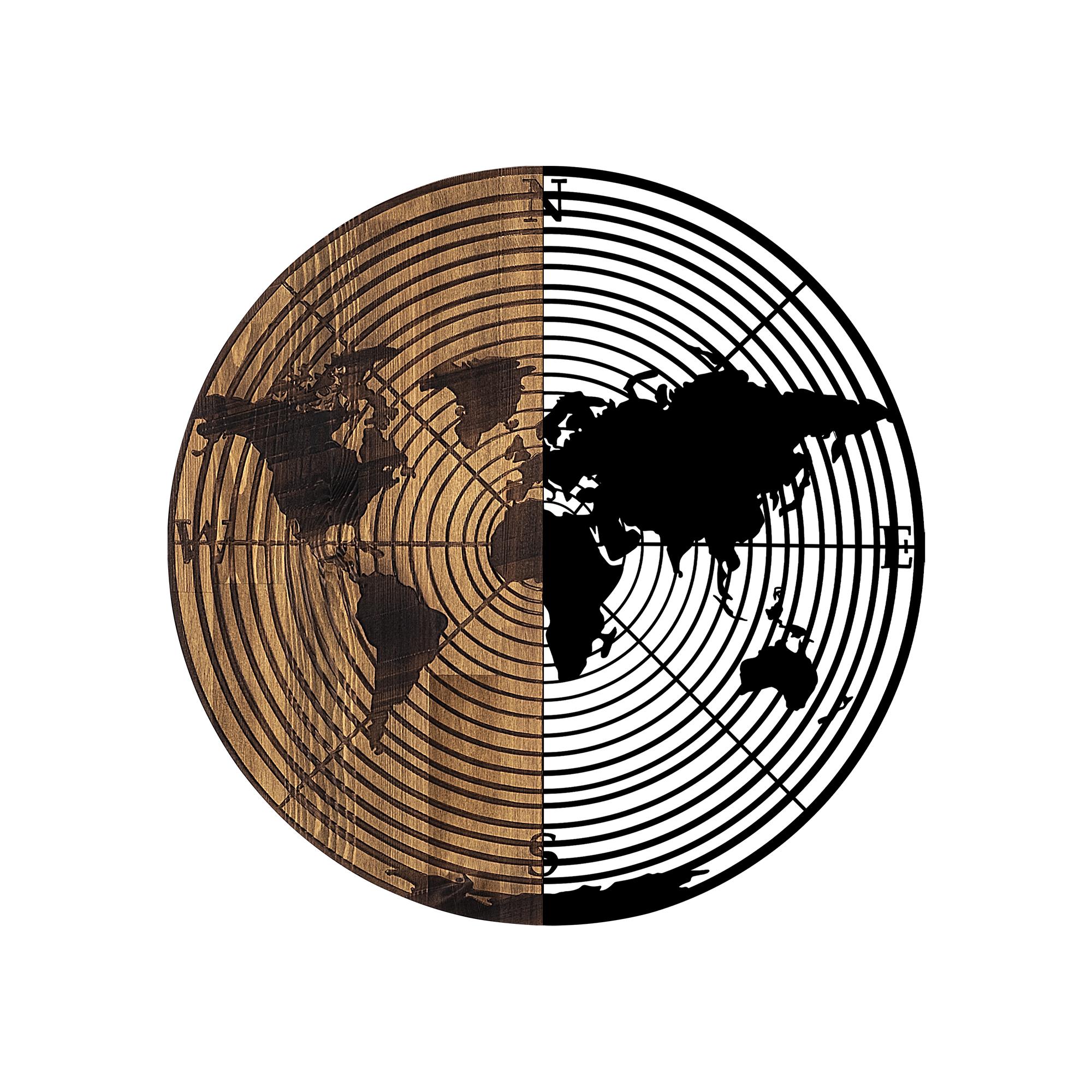 MA-321 Ahşap Metal Duvar Tablosu | ByLamp