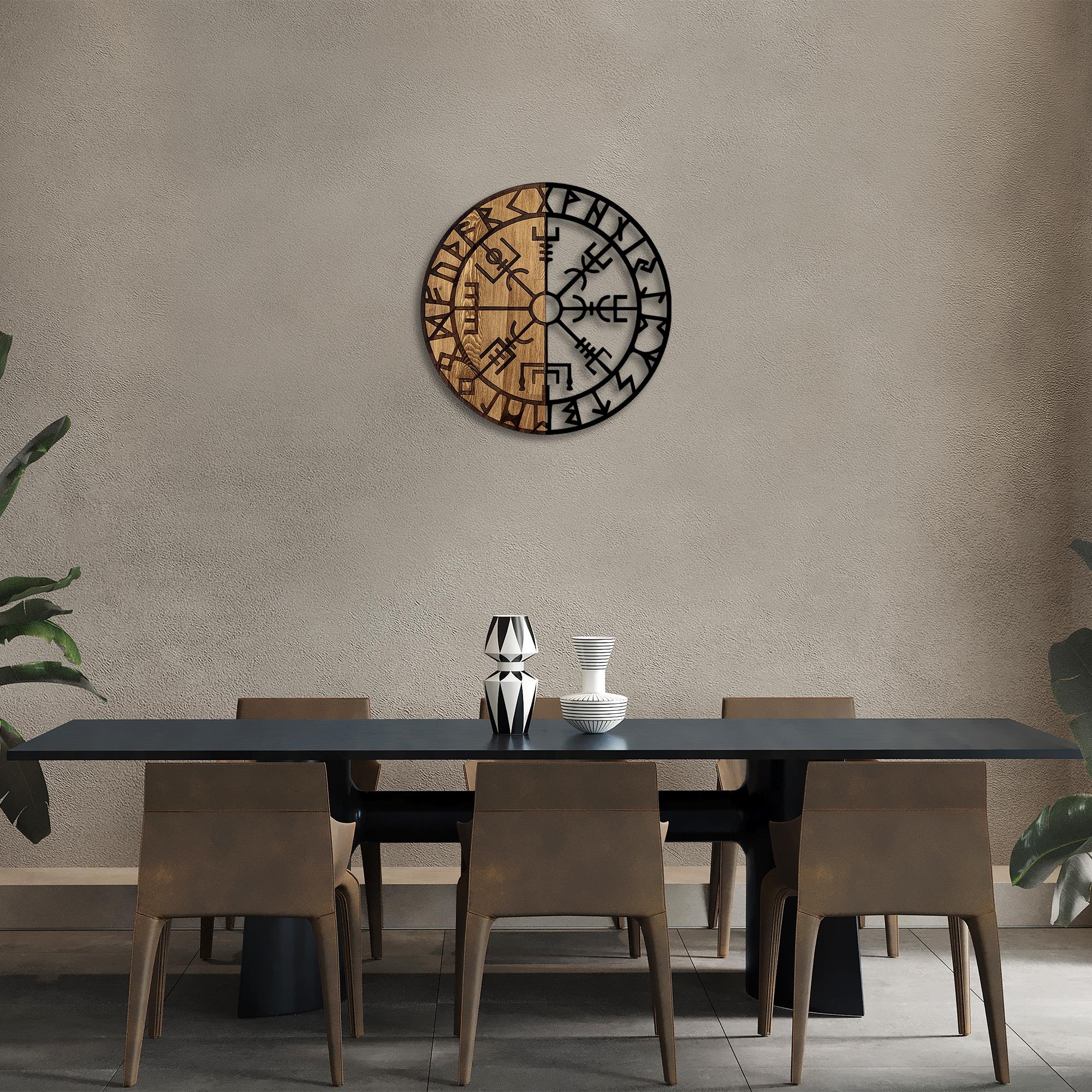 MA-331 Ahşap Metal Duvar Tablosu | ByLamp