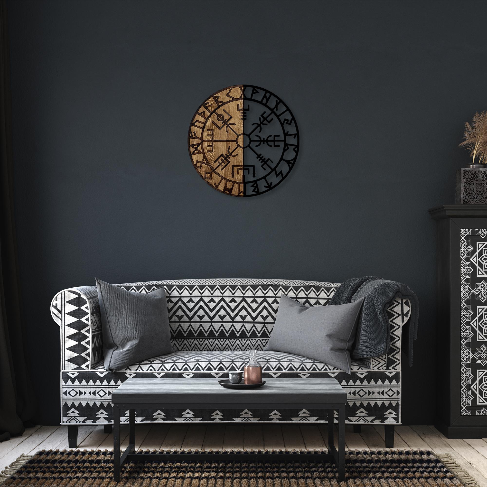 MA-331 Ahşap Metal Duvar Tablosu | ByLamp