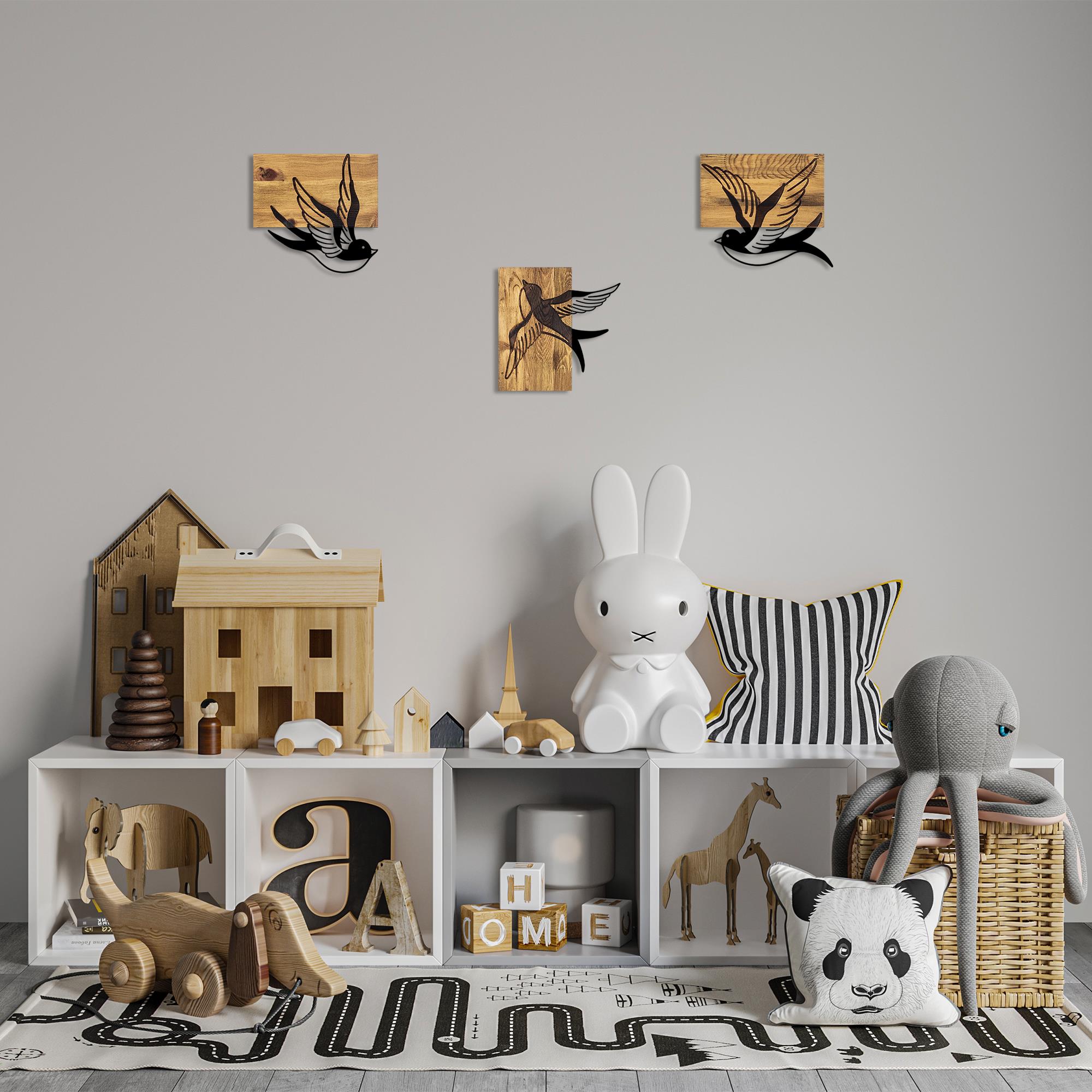 MA-333 Ahşap Metal Duvar Tablosu | ByLamp