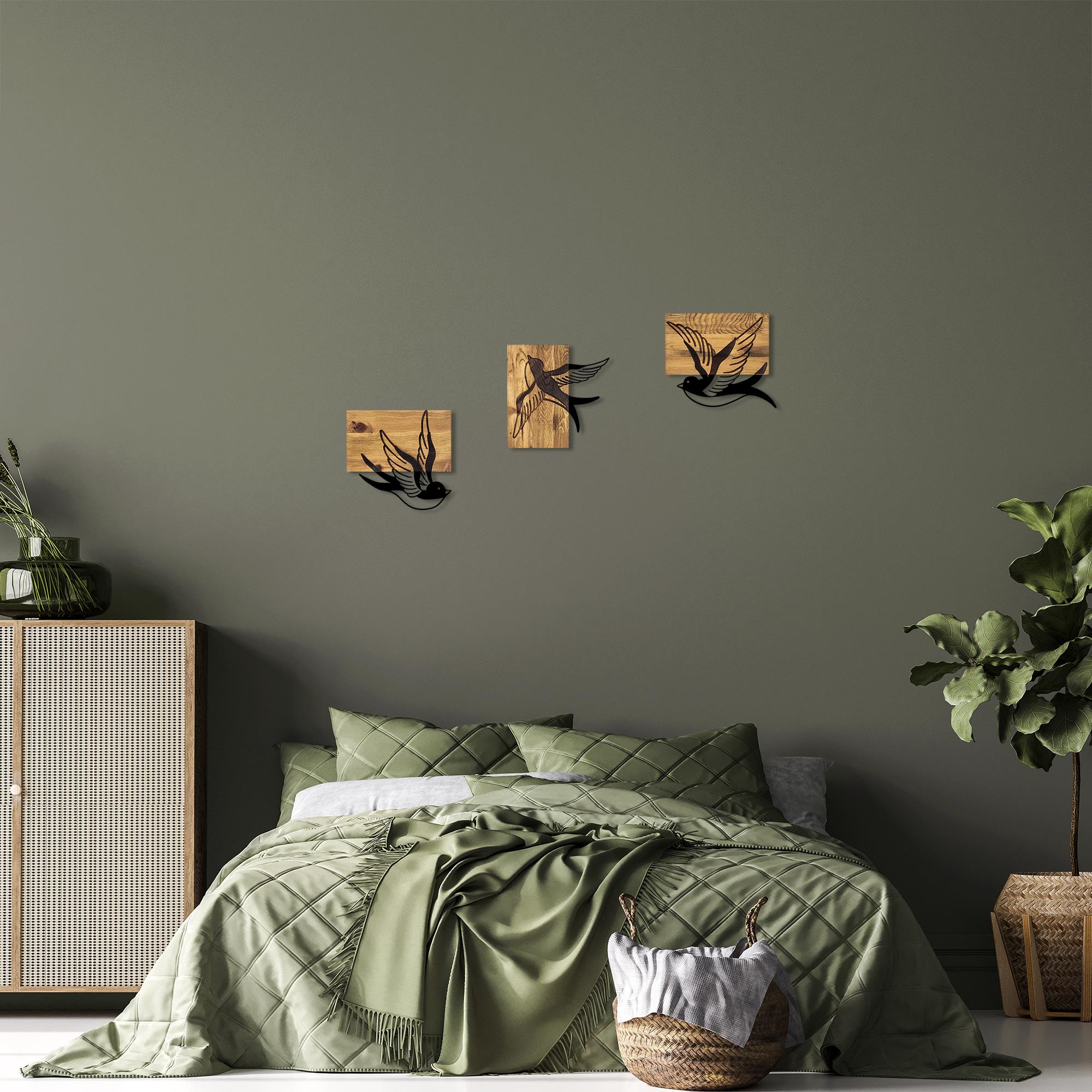 MA-333 Ahşap Metal Duvar Tablosu | ByLamp