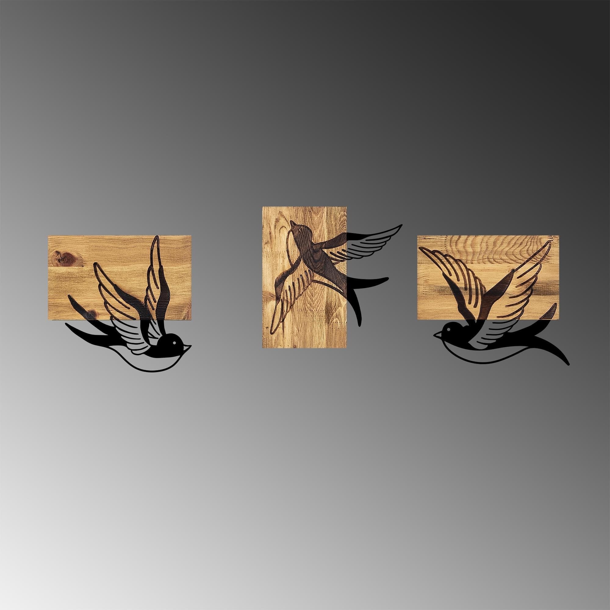 MA-333 Ahşap Metal Duvar Tablosu | ByLamp