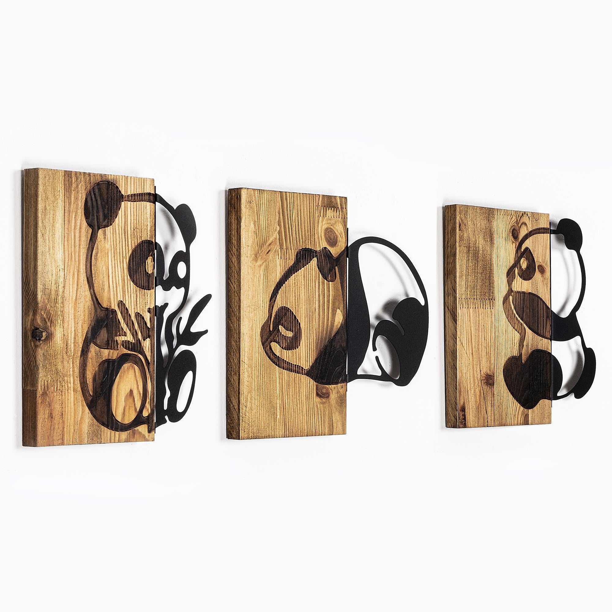 MA-335 Ahşap Metal Duvar Tablosu | ByLamp