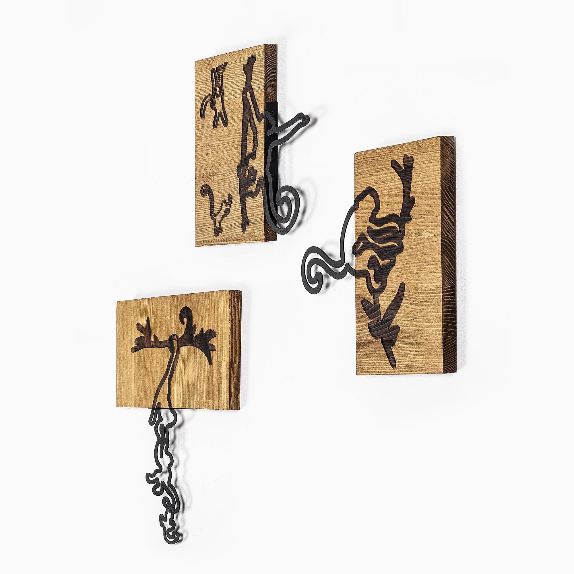 MA-338 Ahşap Metal Duvar Tablosu | ByLamp