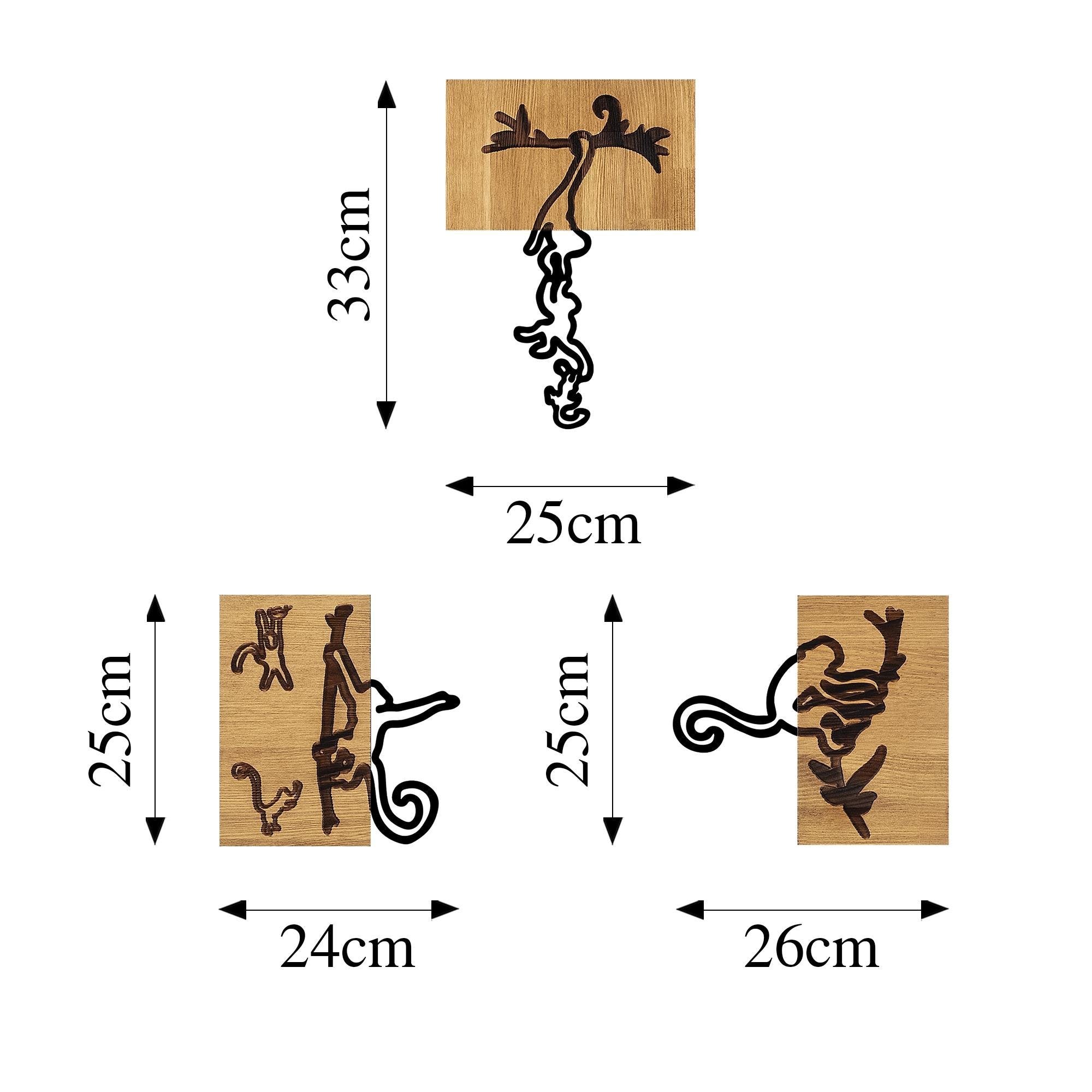 MA-338 Ahşap Metal Duvar Tablosu | ByLamp