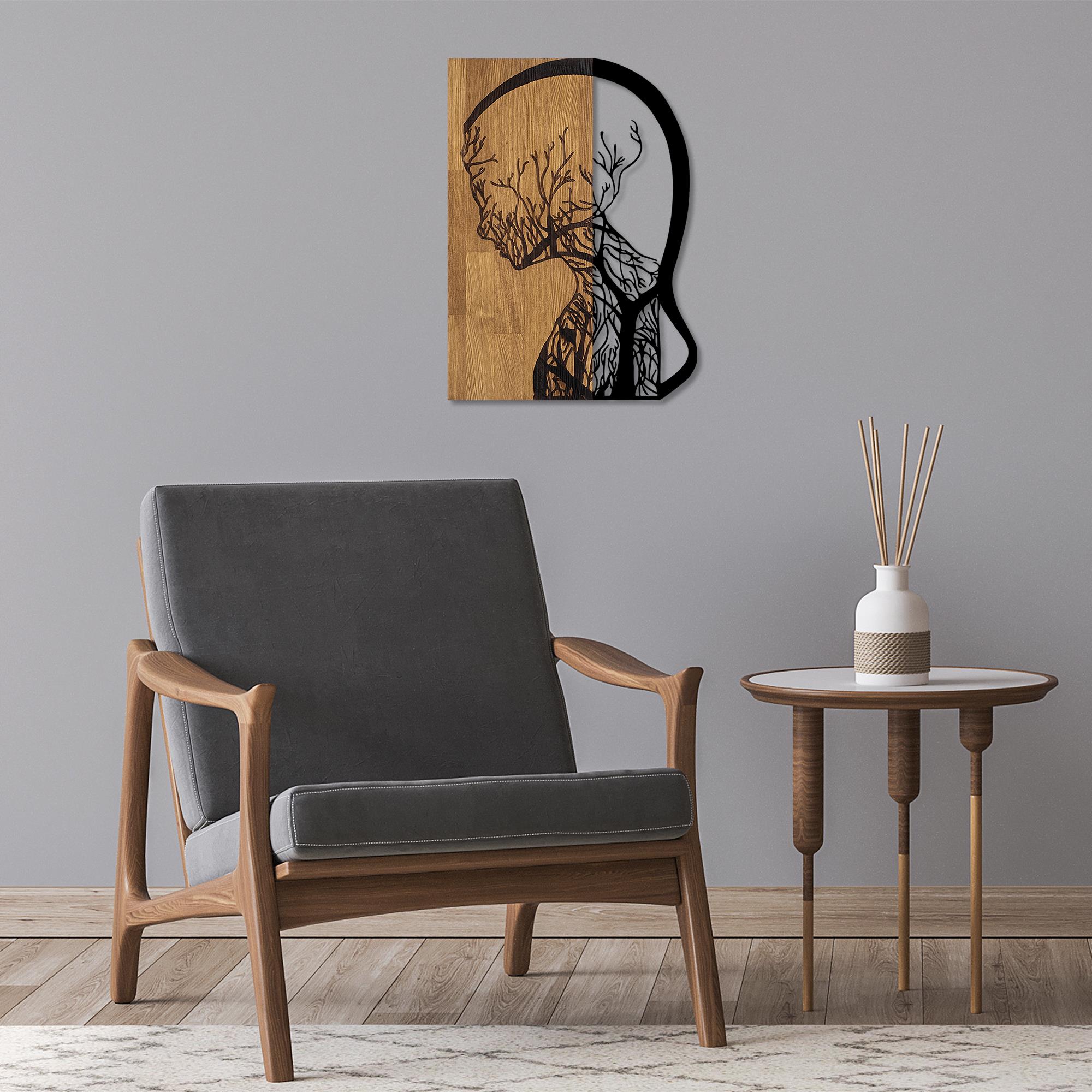 MA-340 Ahşap Metal Duvar Tablosu | ByLamp