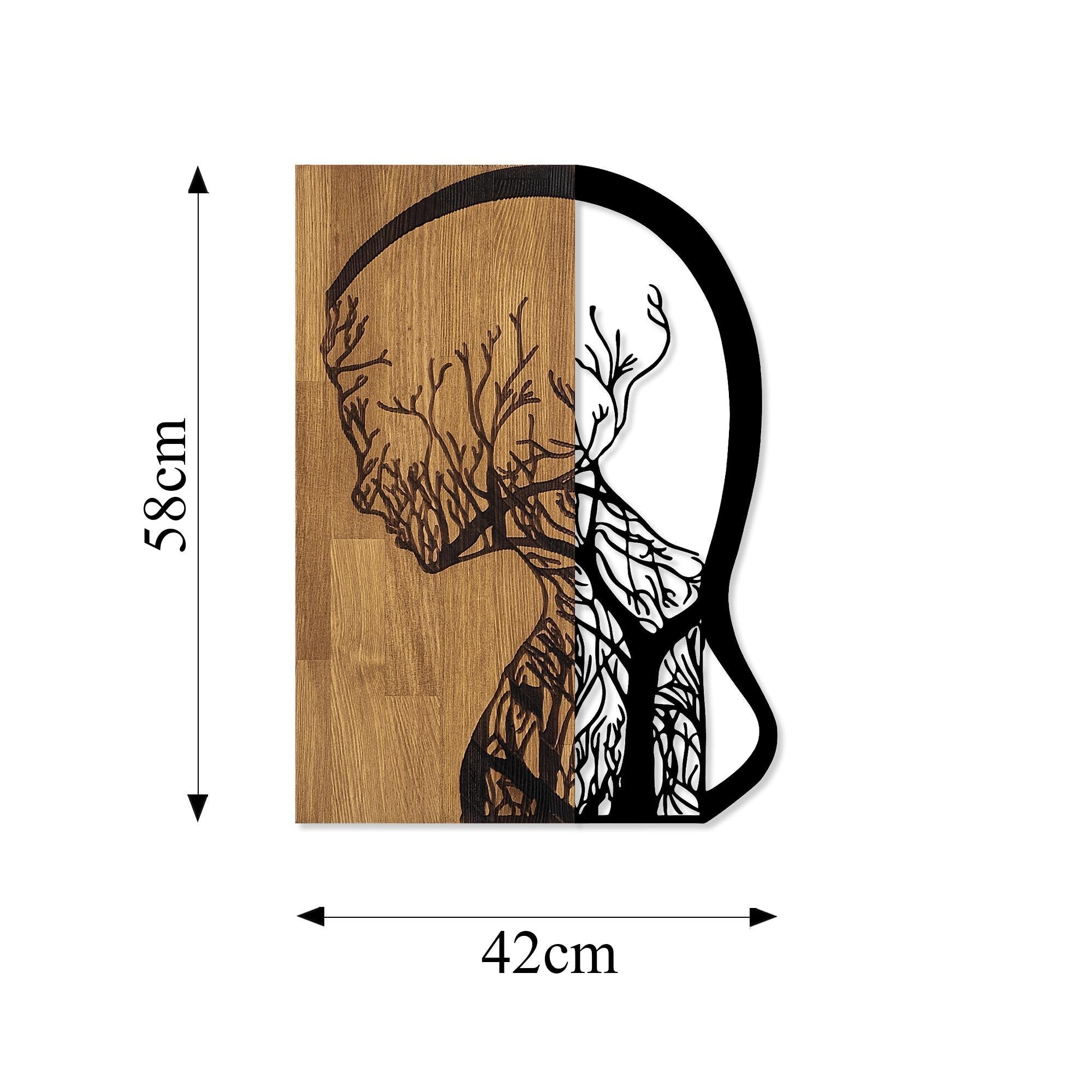 MA-340 Ahşap Metal Duvar Tablosu | ByLamp