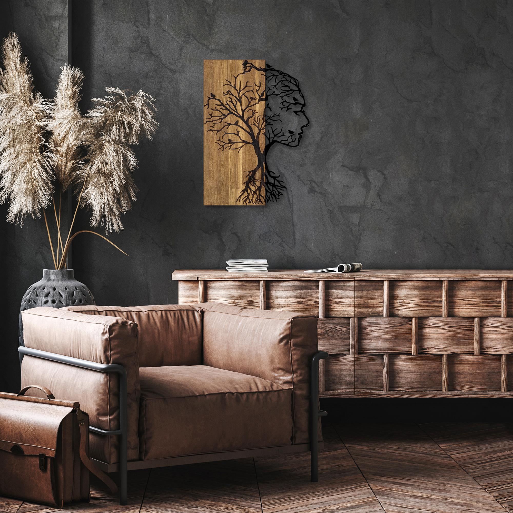 MA-342 Ahşap Metal Duvar Tablosu | ByLamp