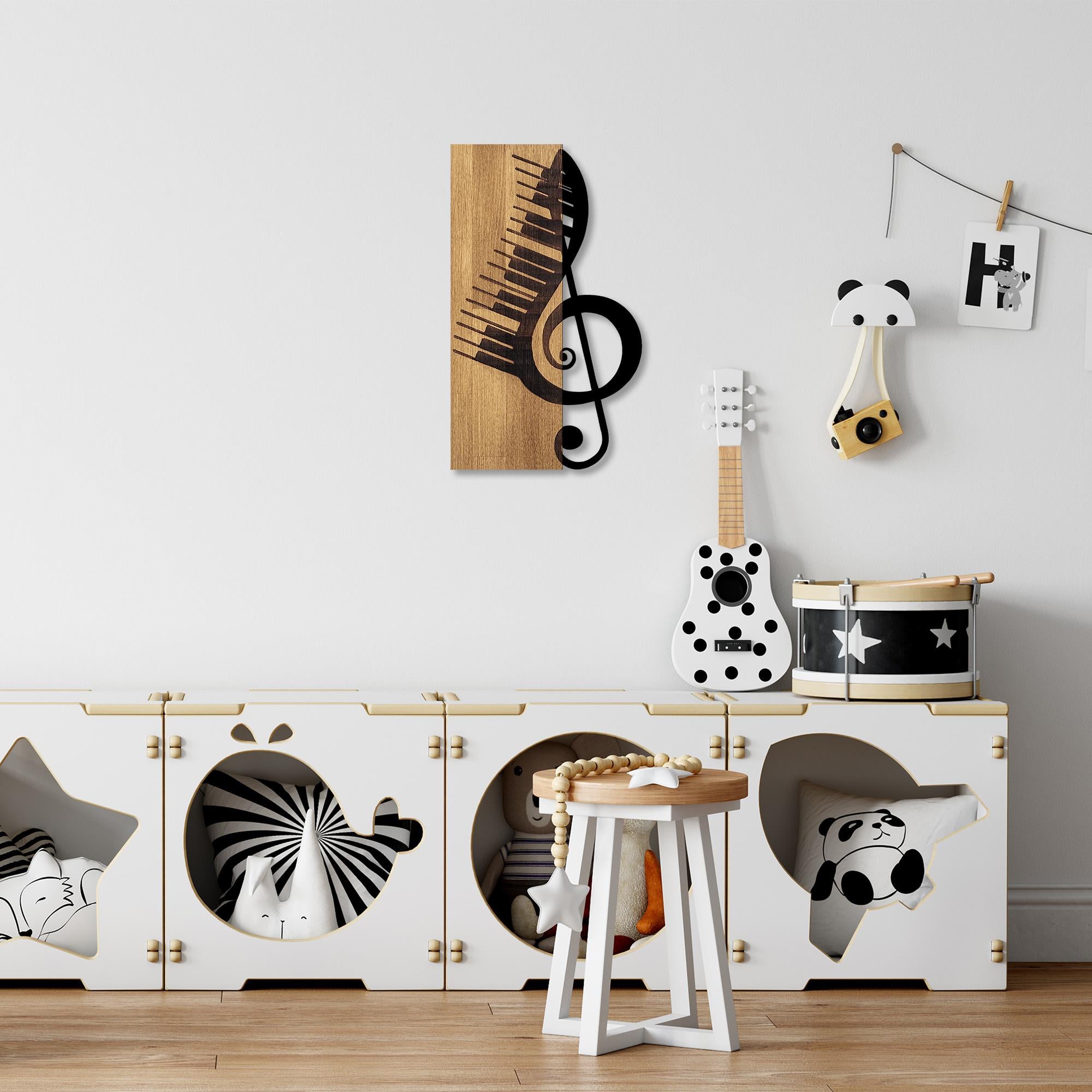 MA-345 Ahşap Metal Duvar Tablosu | ByLamp