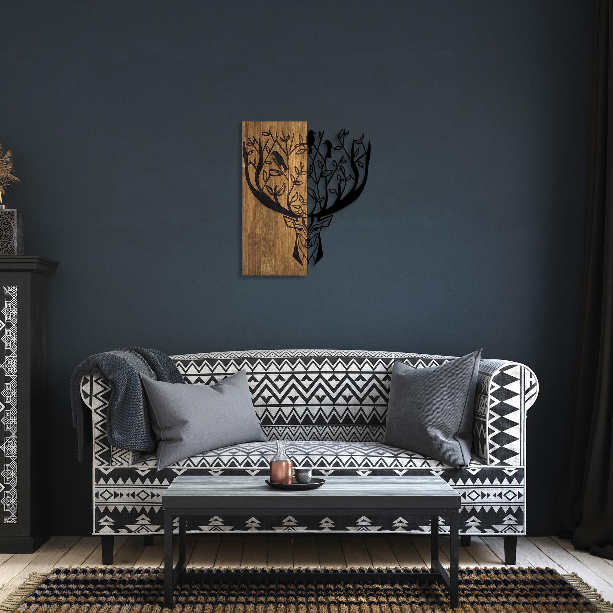 MA-349 Ahşap Metal Duvar Tablosu | ByLamp