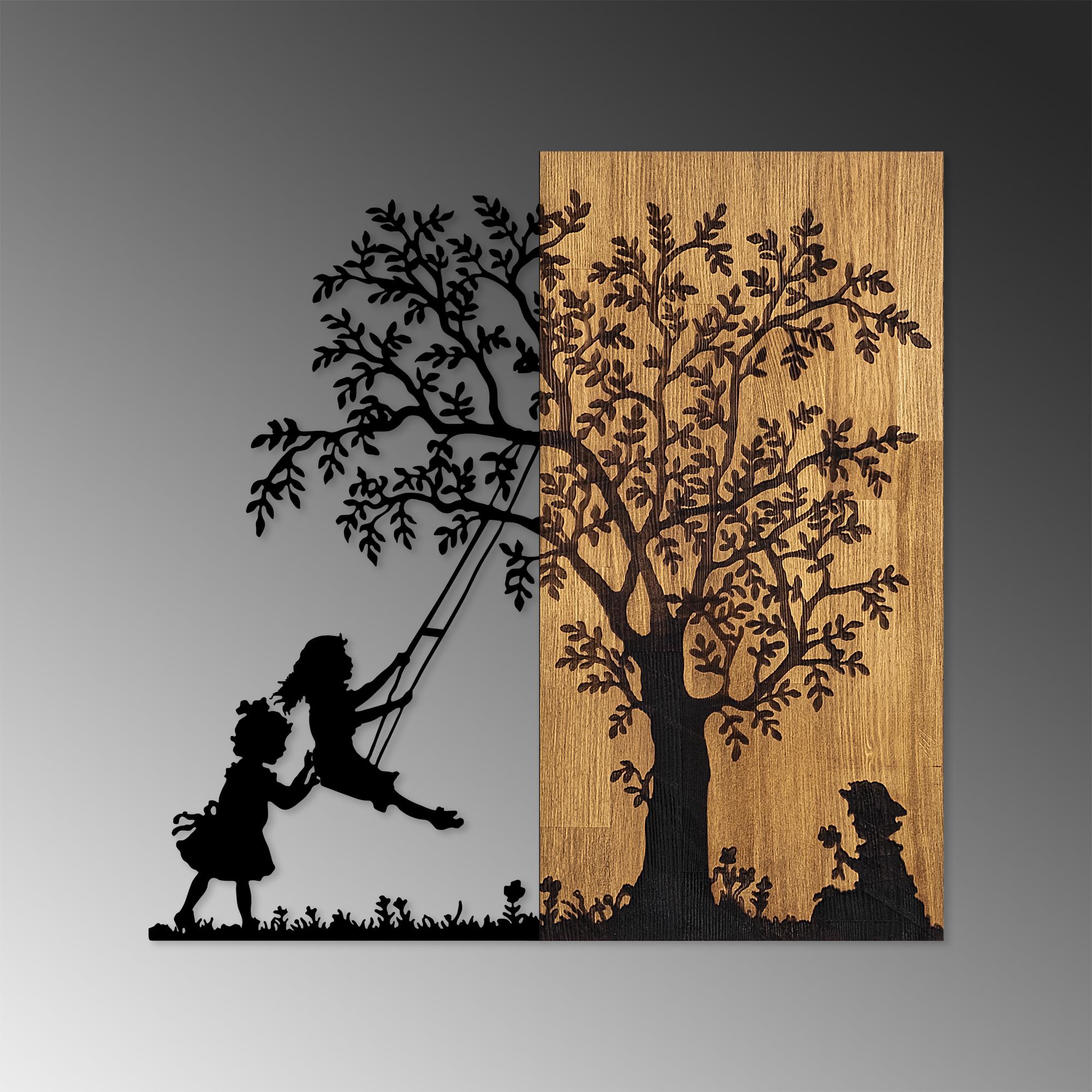 MA-350 Ahşap Metal Duvar Tablosu | ByLamp