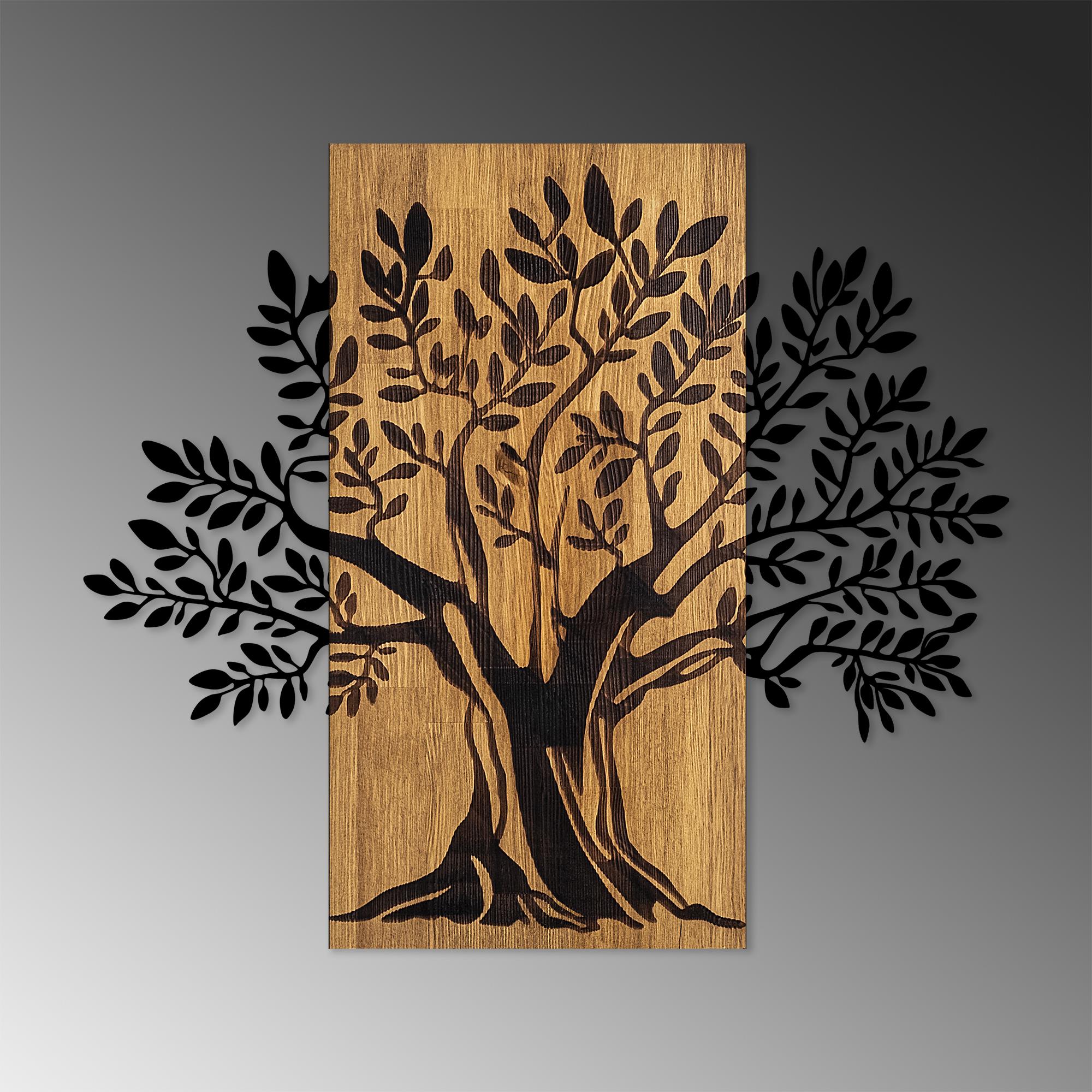 MA-352 Ahşap Metal Duvar Tablosu | ByLamp