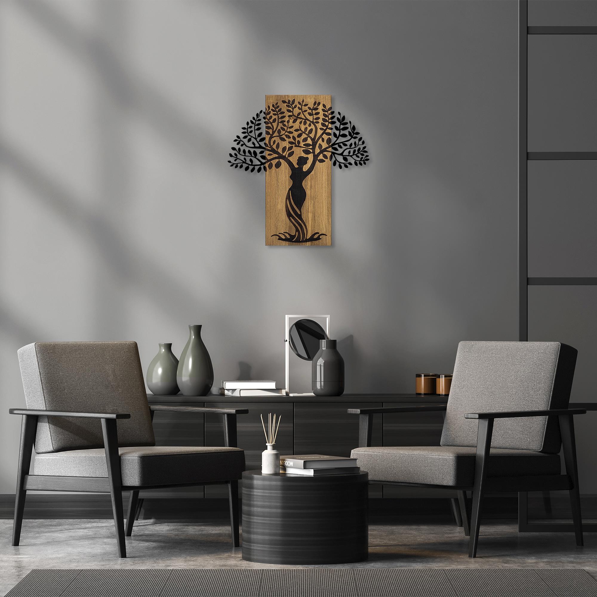 MA-354 Ahşap Metal Duvar Tablosu | ByLamp