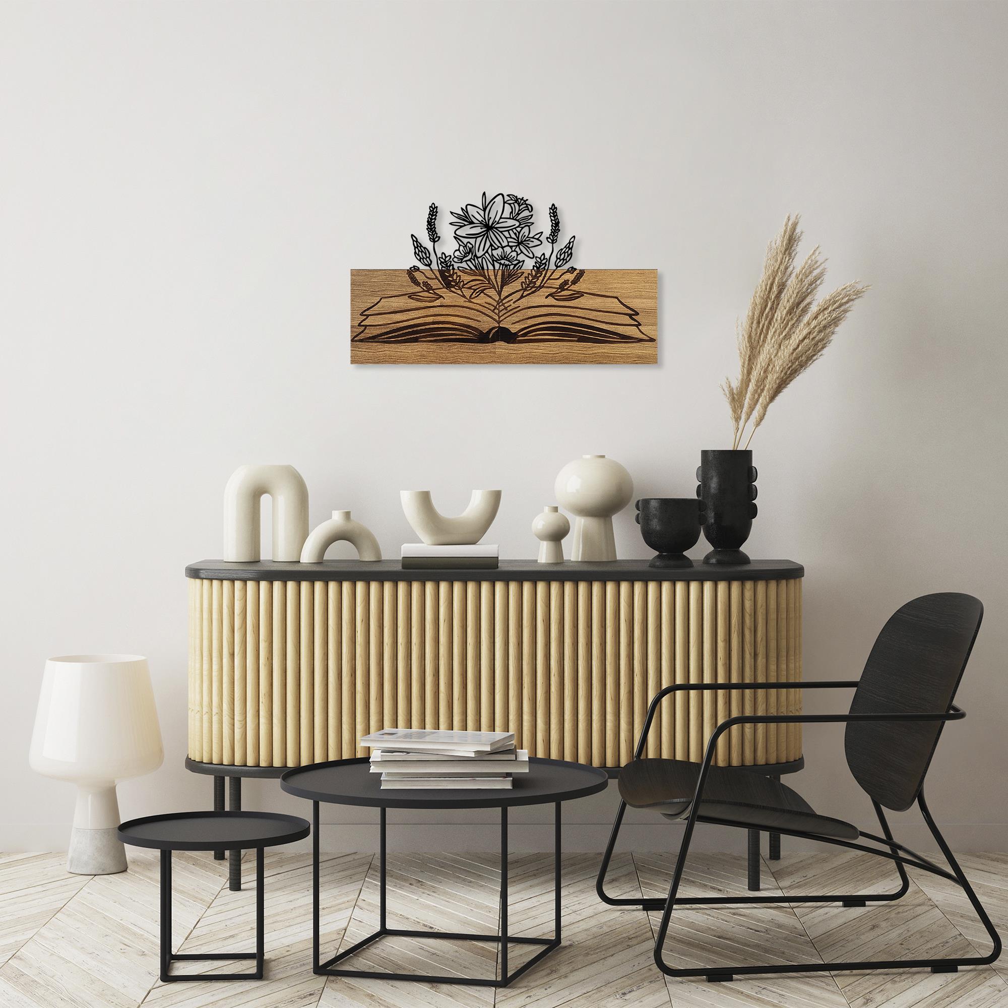 MA-355 Ahşap Metal Duvar Tablosu | ByLamp