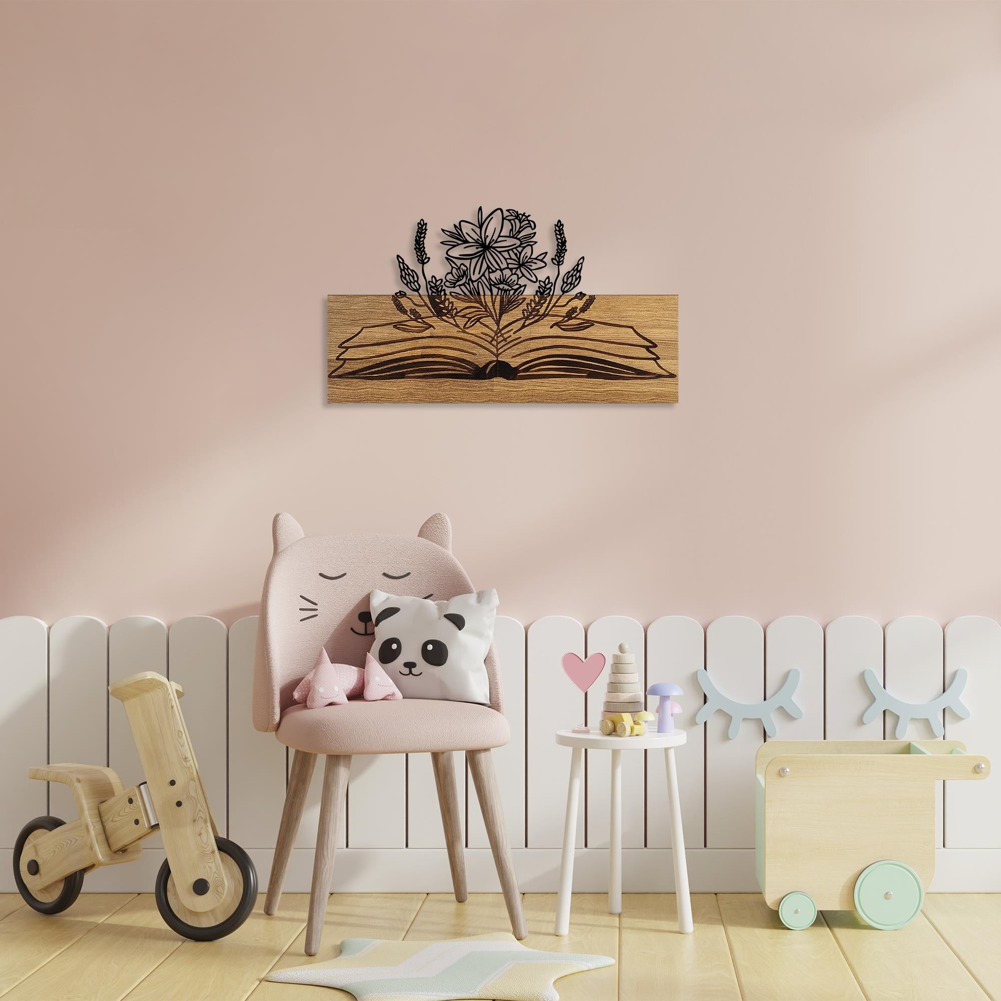 MA-355 Ahşap Metal Duvar Tablosu | ByLamp