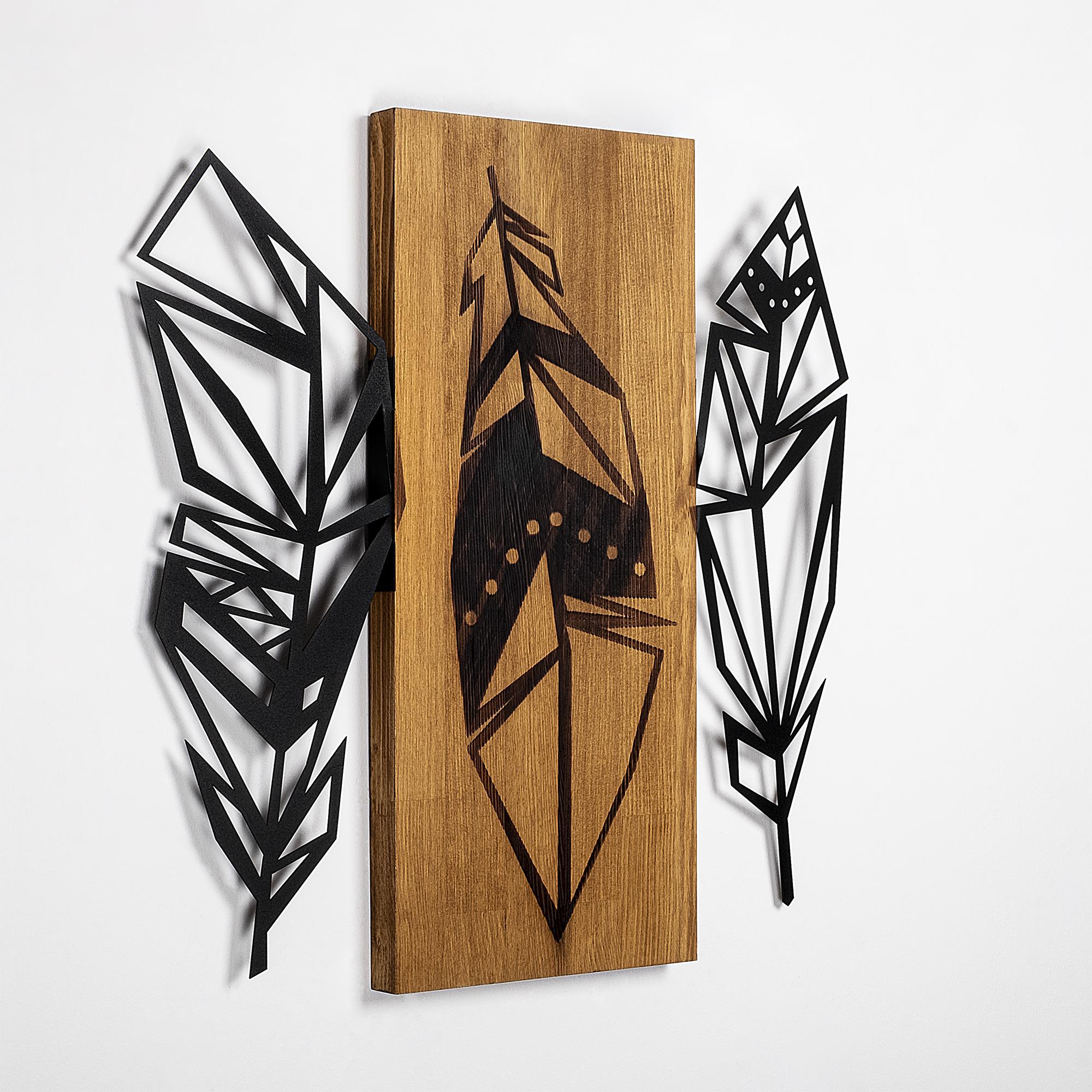 MA-361 Ahşap Metal Duvar Tablosu | ByLamp