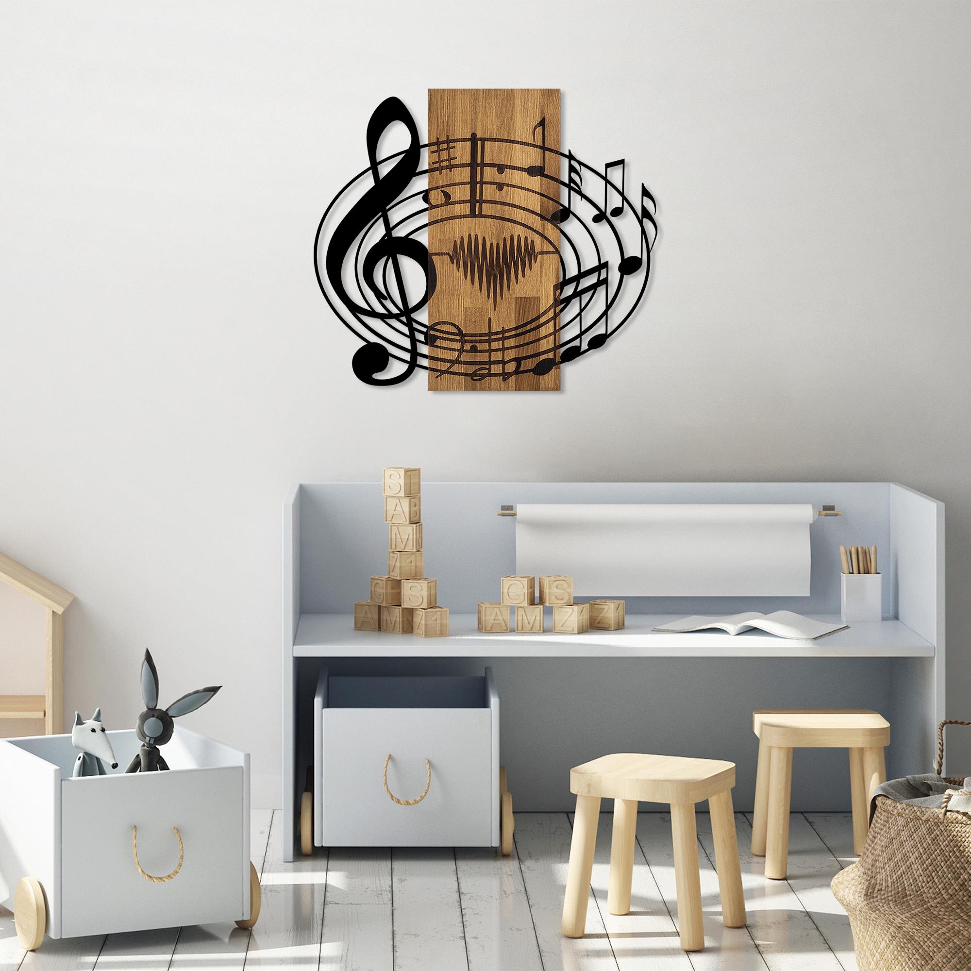 MA-362 Ahşap Metal Duvar Tablosu | ByLamp