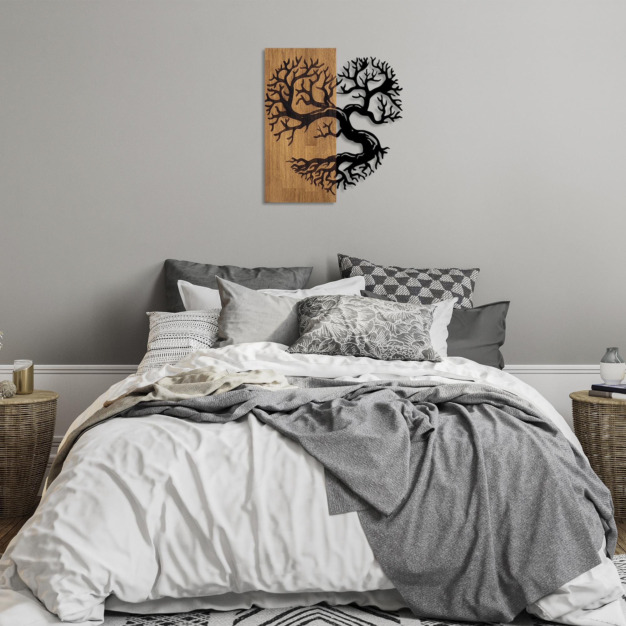 MA-363 Ahşap Metal Duvar Tablosu | ByLamp