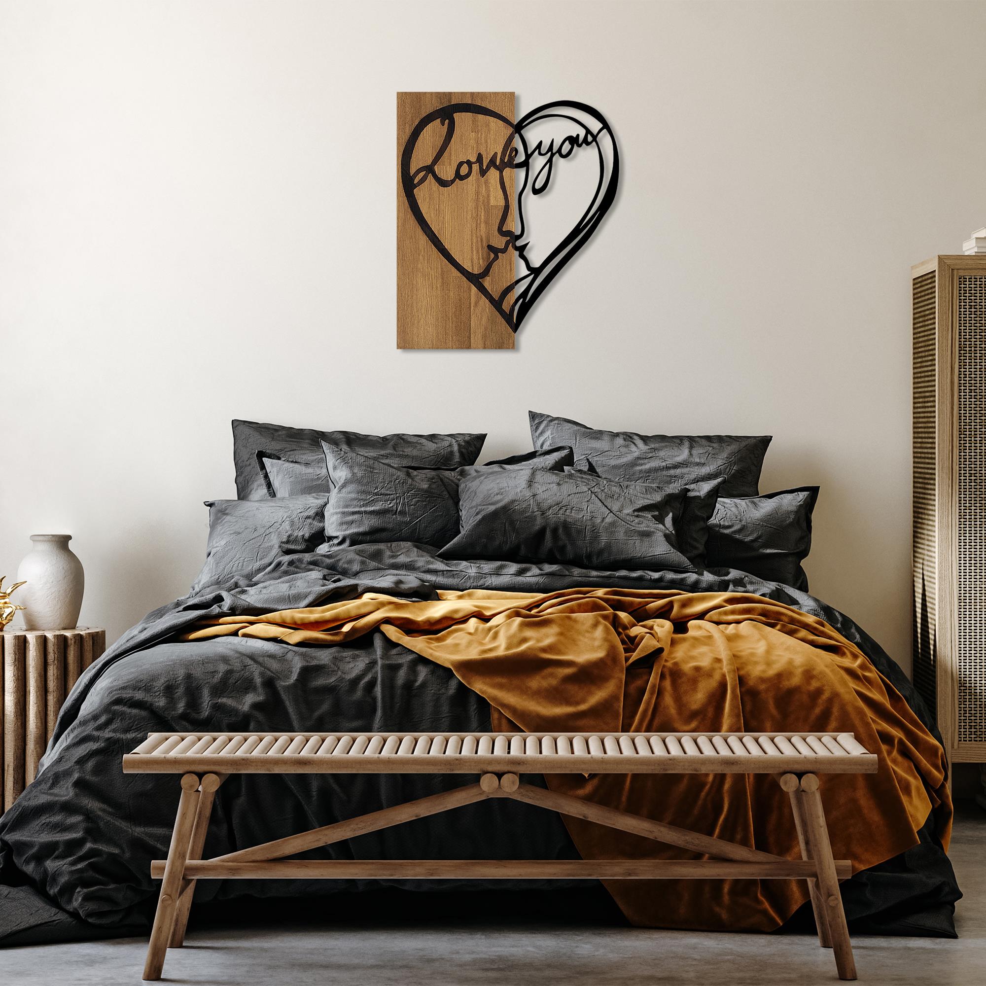 MA-364 Ahşap Metal Duvar Tablosu | ByLamp