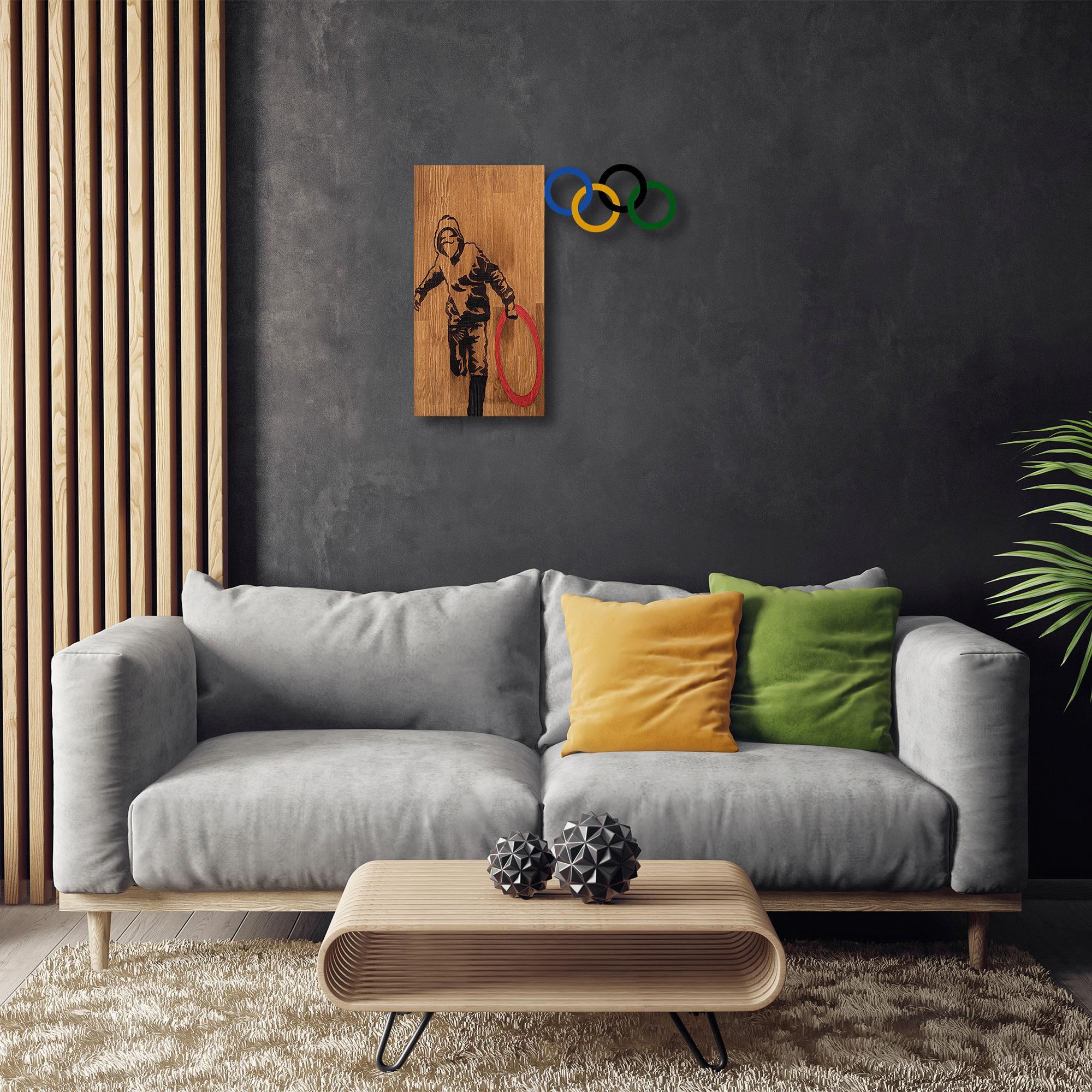 MA-365 Ahşap Metal Duvar Tablosu | ByLamp