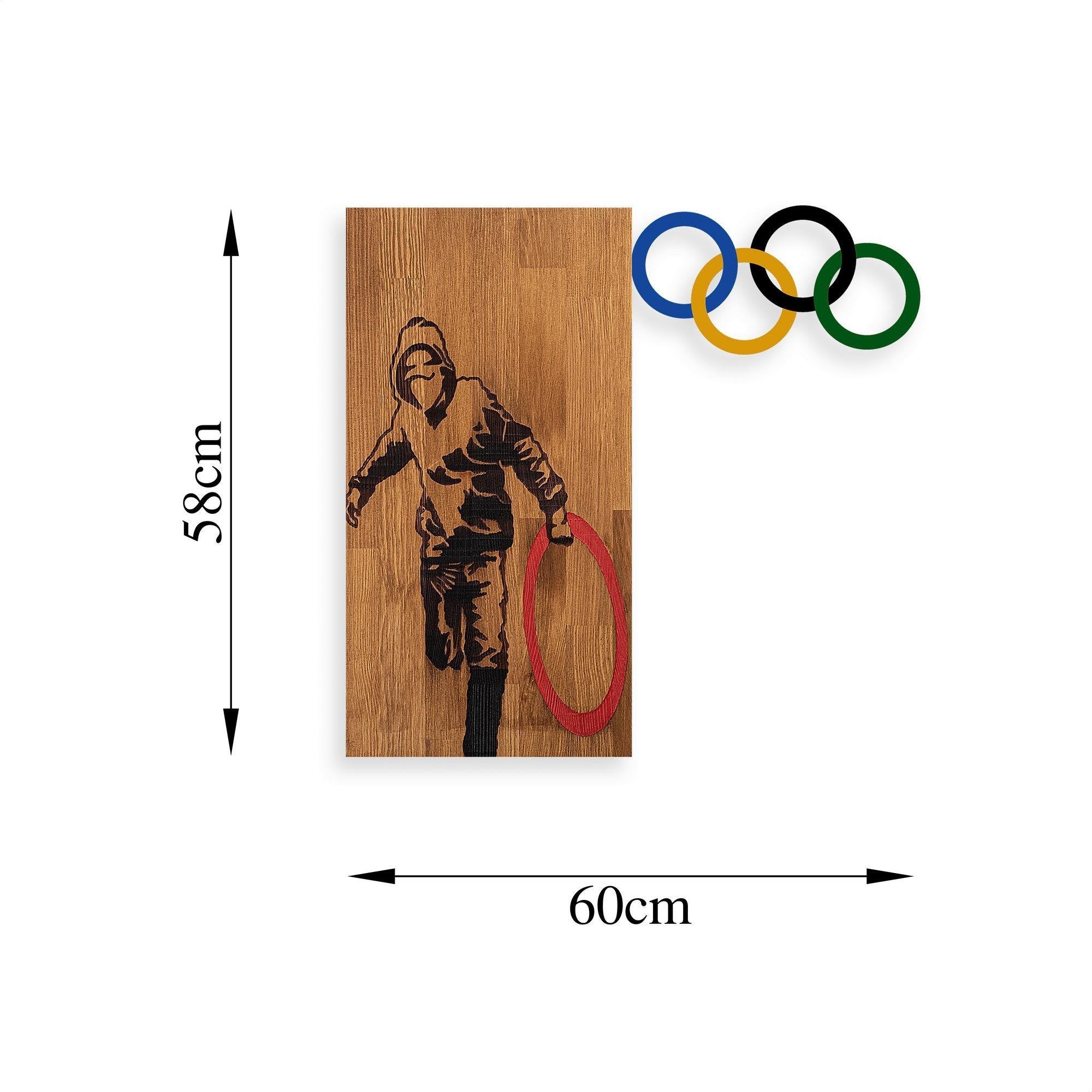 MA-365 Ahşap Metal Duvar Tablosu | ByLamp