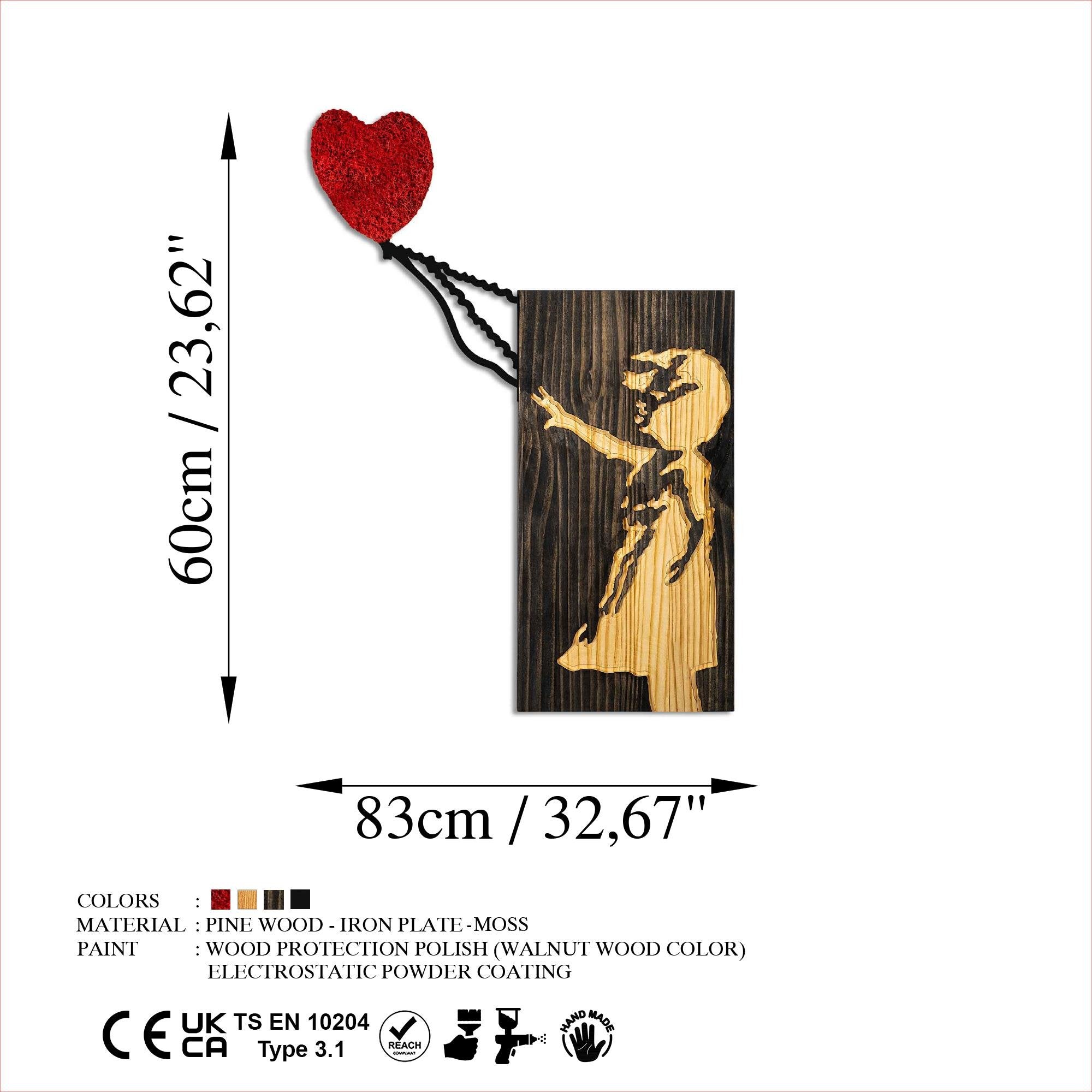 MA-366-A Dekoratif Yosun Duvar Tablosu | ByLamp