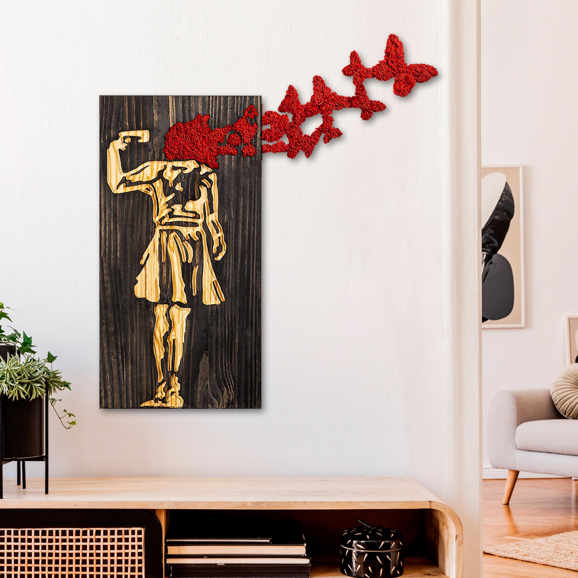 MA-367-A Dekoratif Yosun Duvar Tablosu | ByLamp