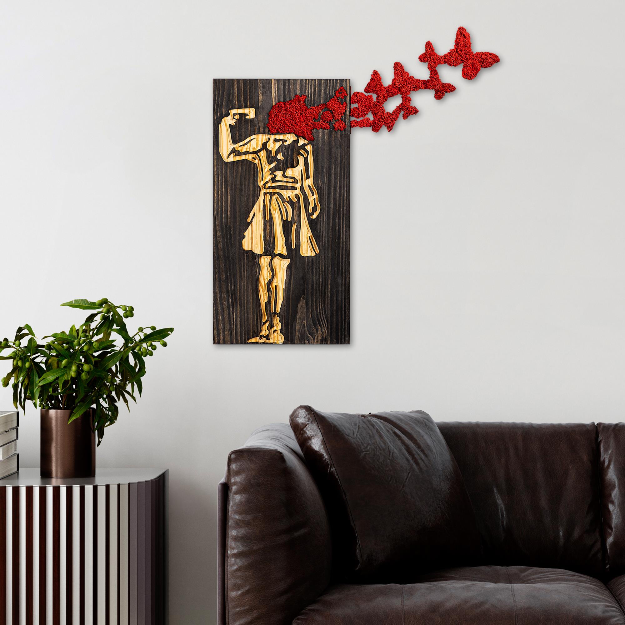 MA-367-A Dekoratif Yosun Duvar Tablosu | ByLamp