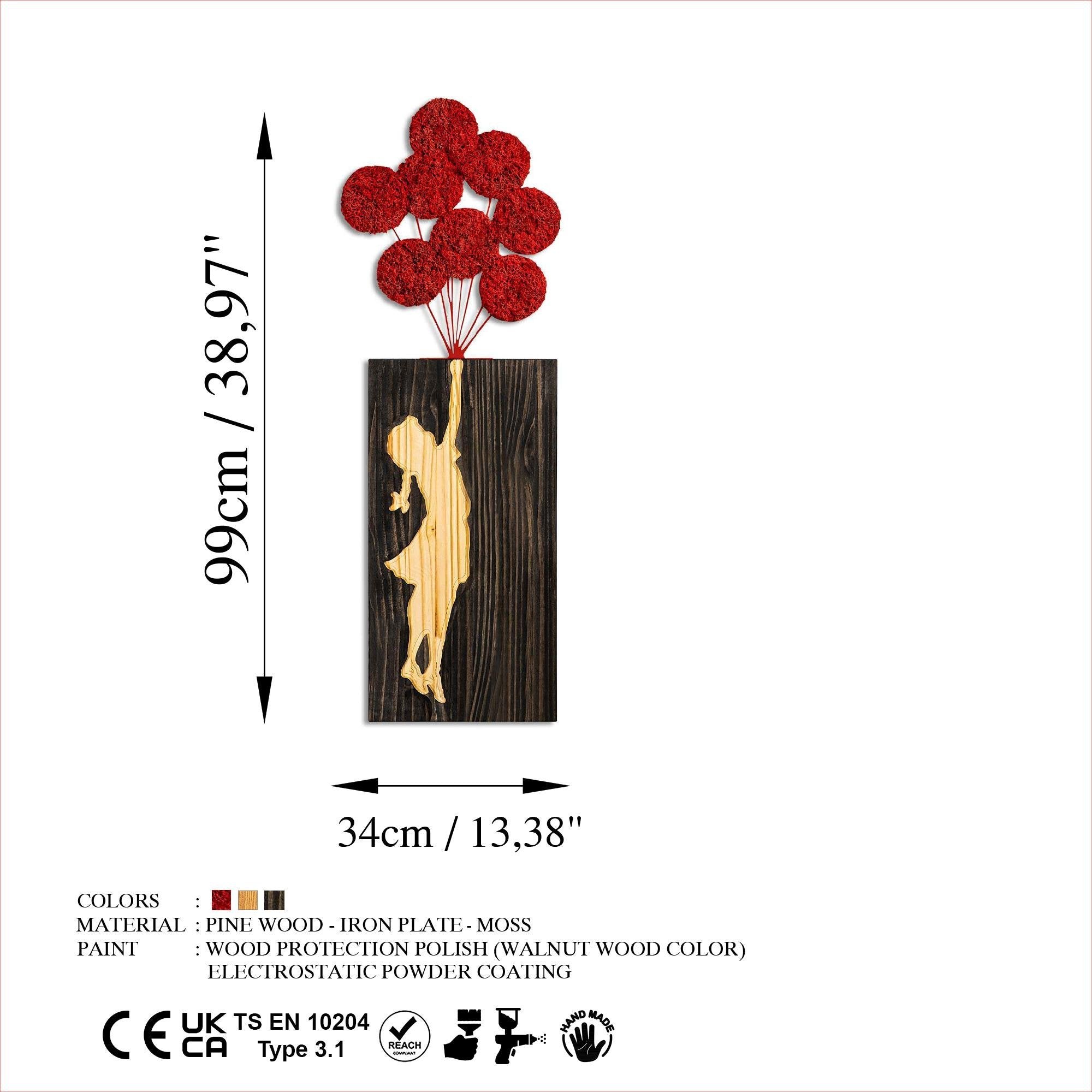 MA-368-A Dekoratif Yosun Duvar Tablosu | ByLamp