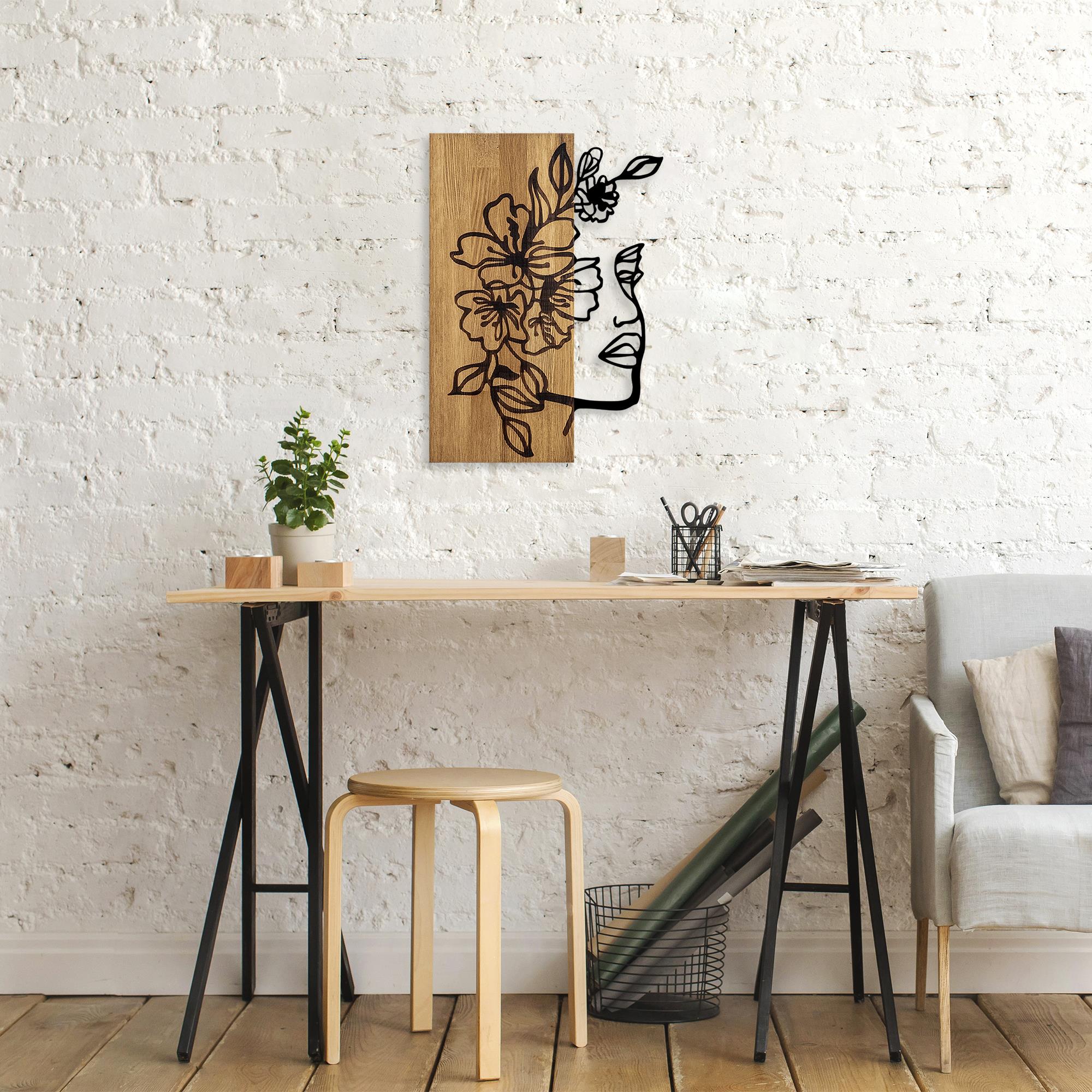 MA-372 Ahşap Metal Duvar Tablosu | ByLamp