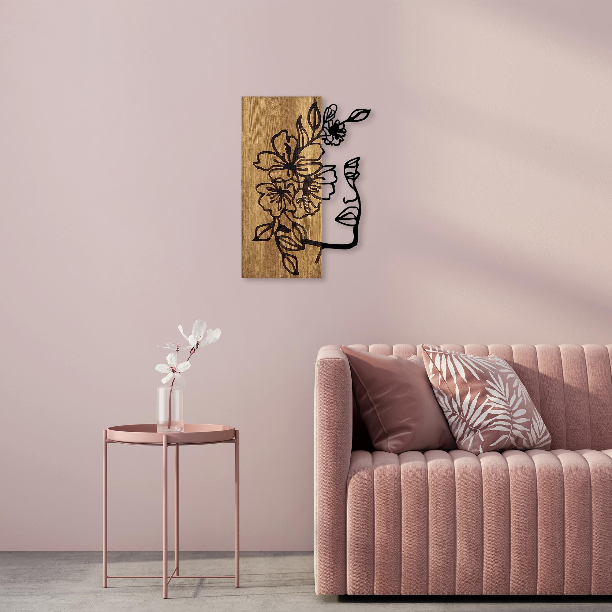 MA-372 Ahşap Metal Duvar Tablosu | ByLamp