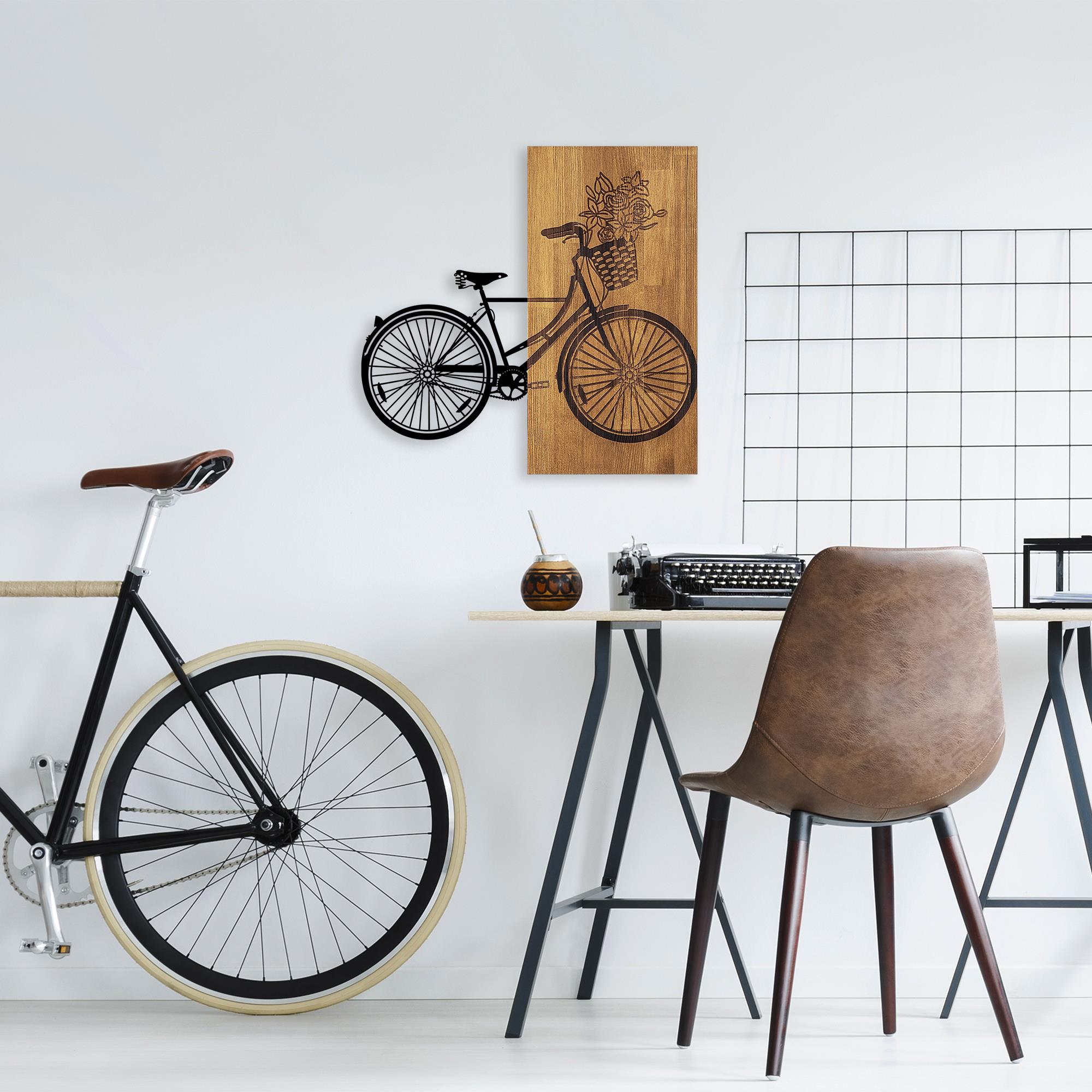 MA-377 Ahşap Metal Duvar Tablosu | ByLamp