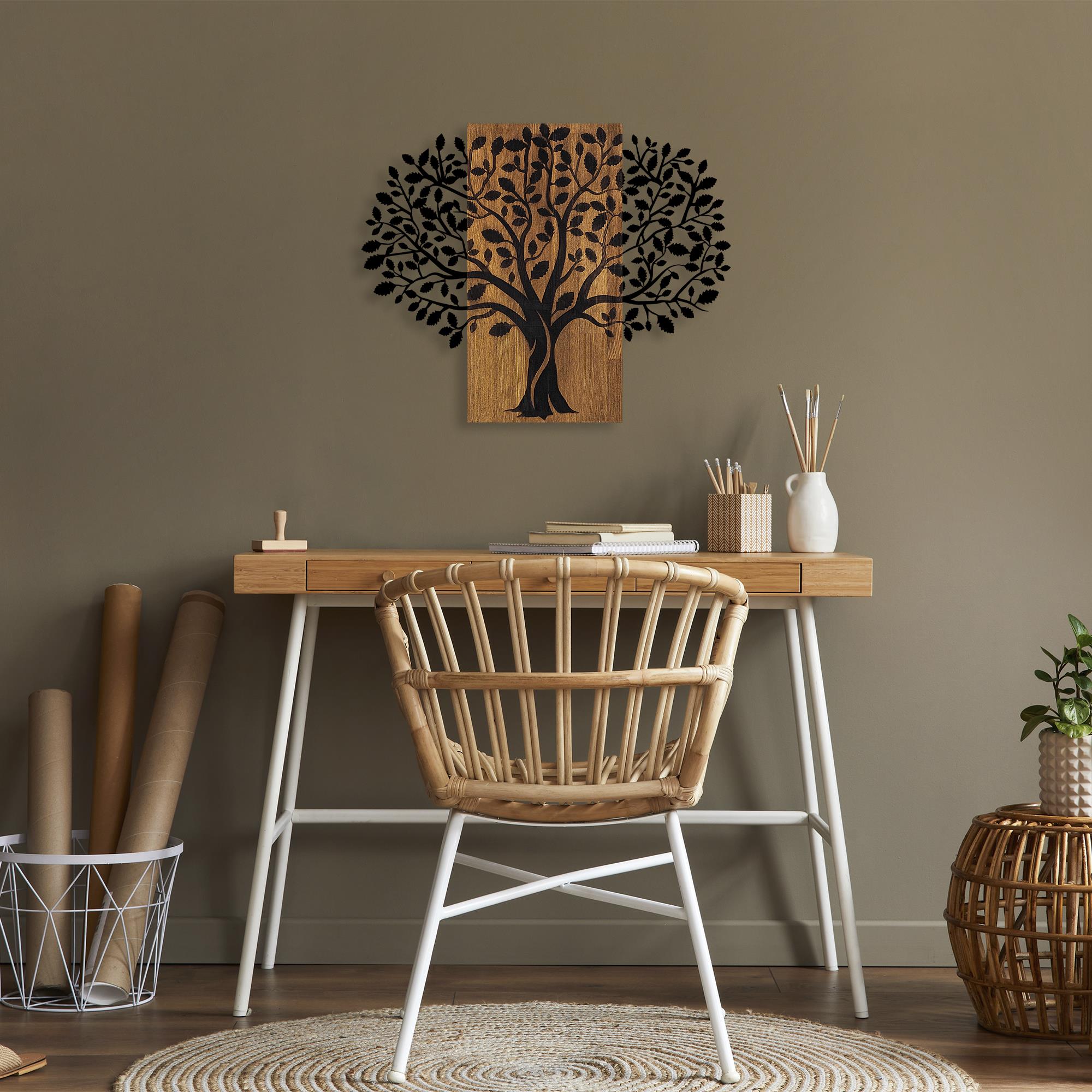 MA-378 Ahşap Metal Duvar Tablosu | ByLamp